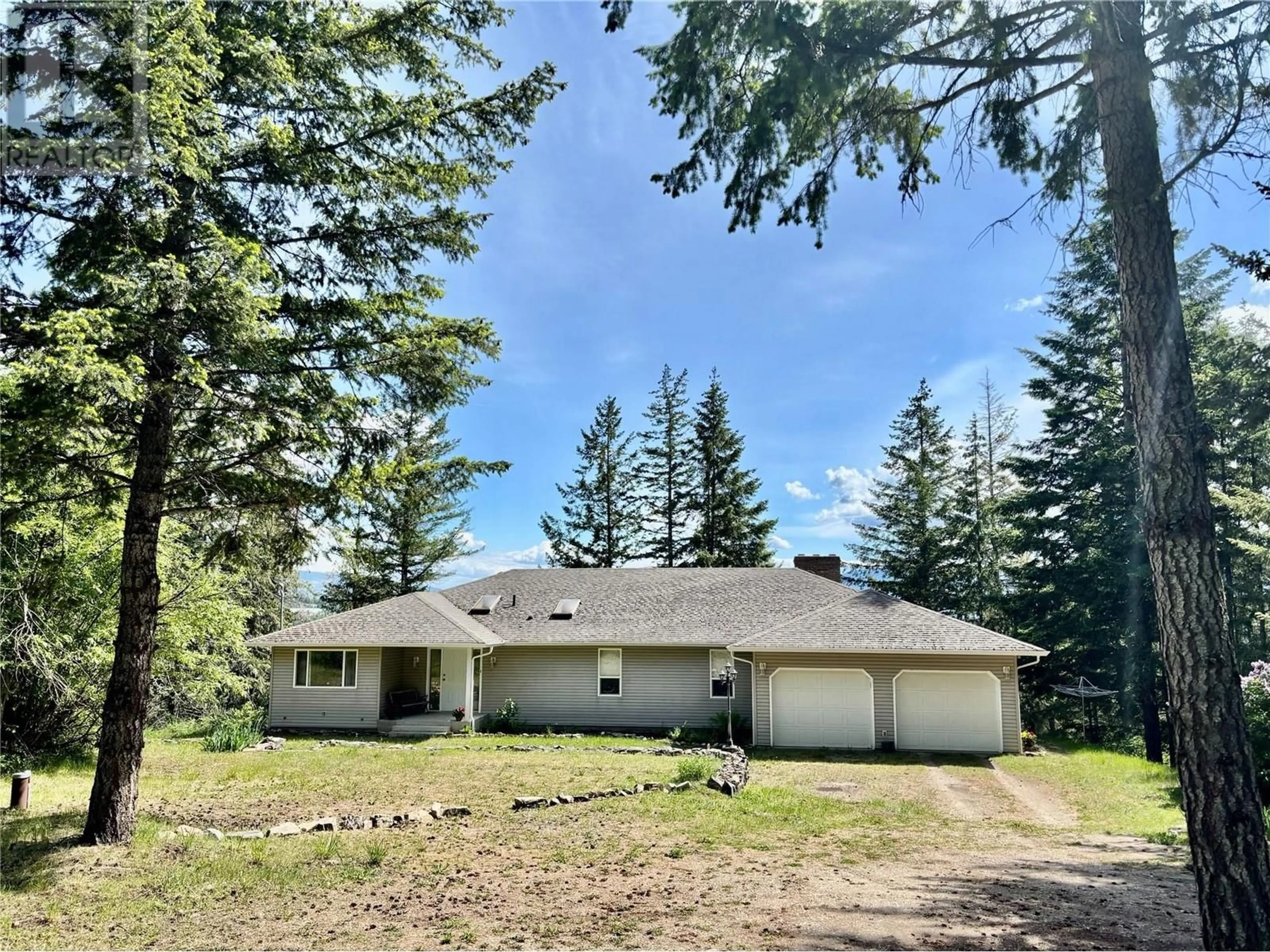 A pic from outside/outdoor area/front of a property/back of a property/a pic from drone, unknown for 1611 TAPPEN NOTCH HILL ROAD, Tappen British Columbia V0E2X0