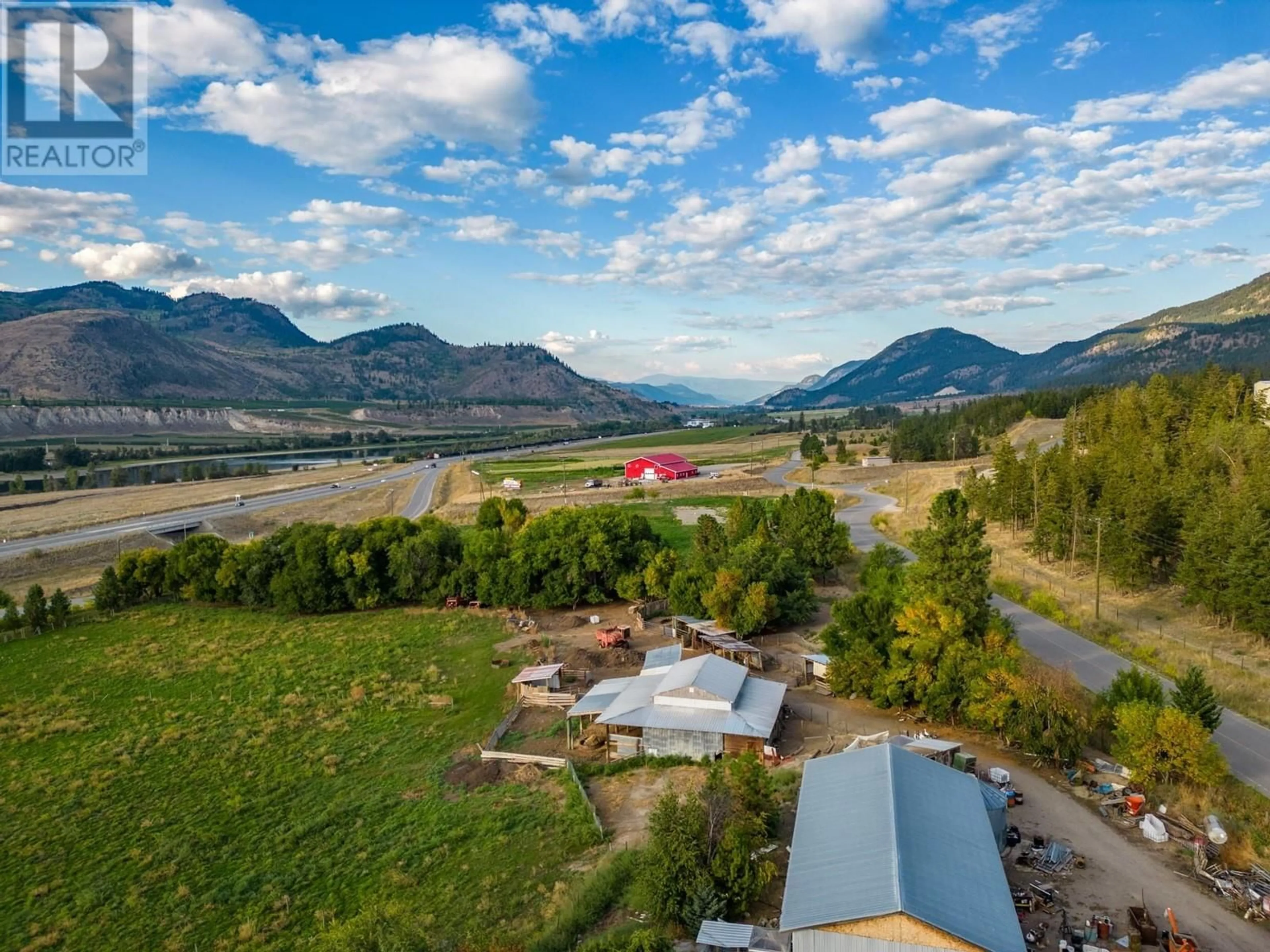 A pic from outside/outdoor area/front of a property/back of a property/a pic from drone, mountain view for 1585 LANCE ROAD, Pritchard British Columbia V0E2P0