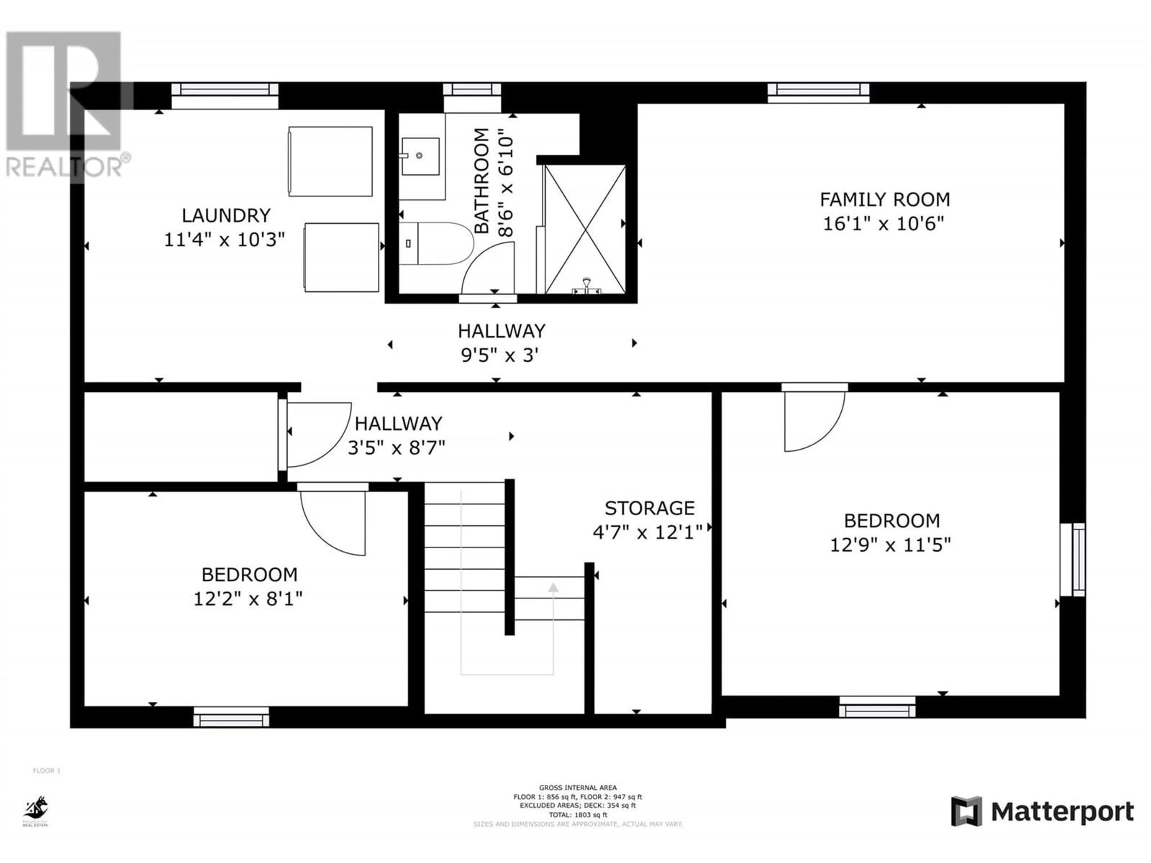 Floor plan for 1821 CEDAR STREET, Creston British Columbia V0B1G0
