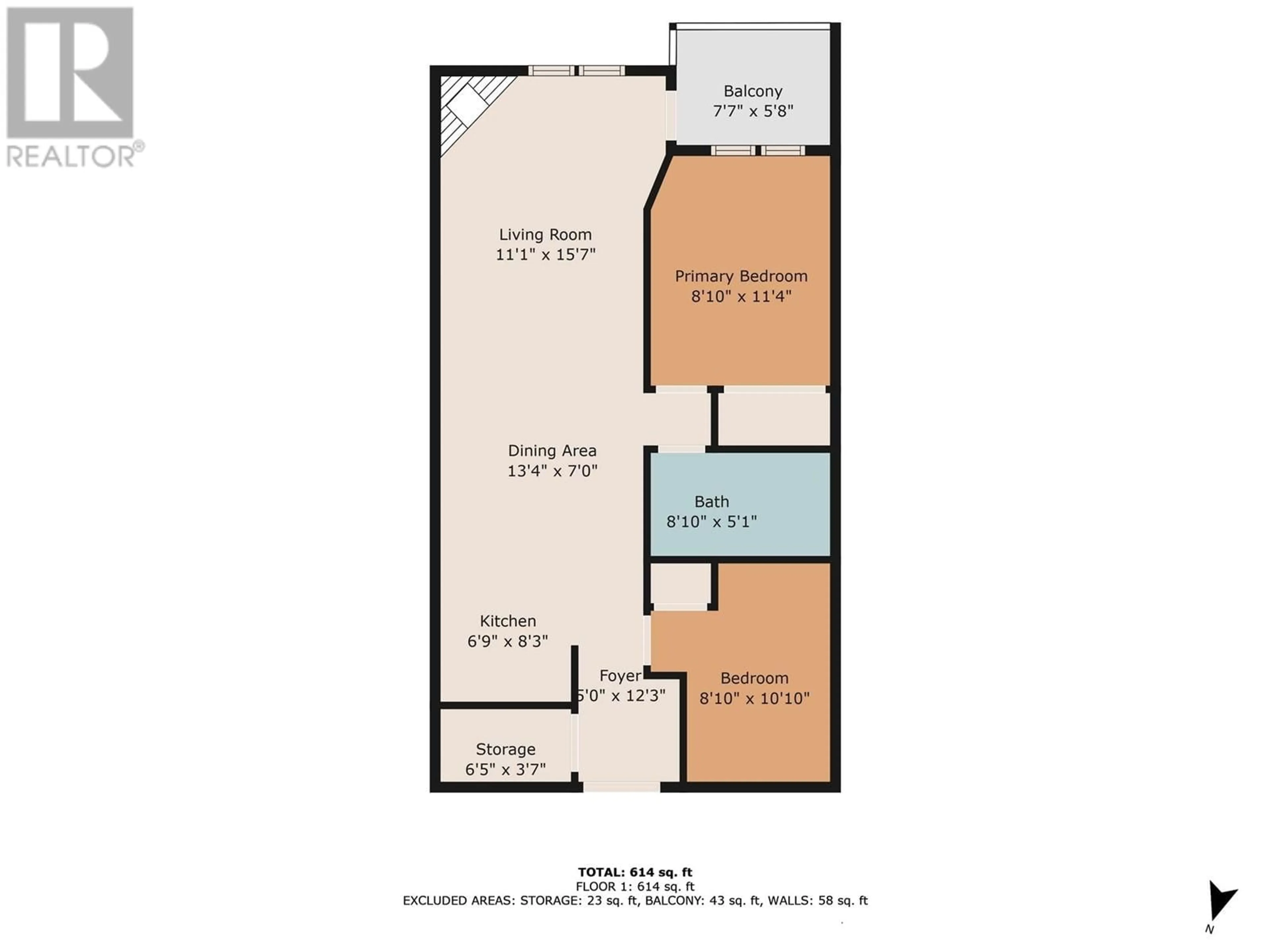 Floor plan for 306 - 9808 SILVER STAR ROAD, Vernon British Columbia V1B3X4