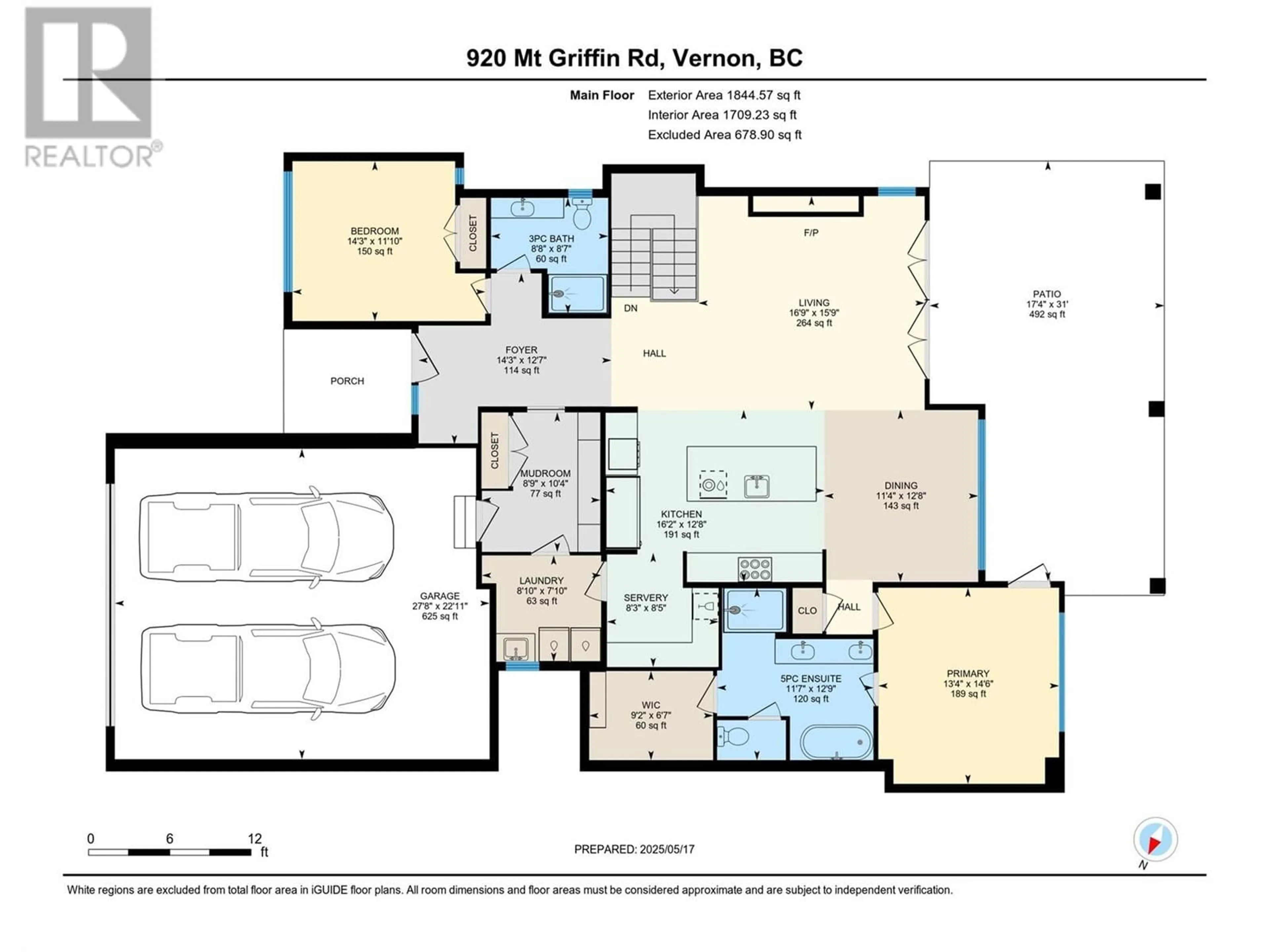 Floor plan for 920 MT GRIFFIN ROAD, Vernon British Columbia V1B0A5