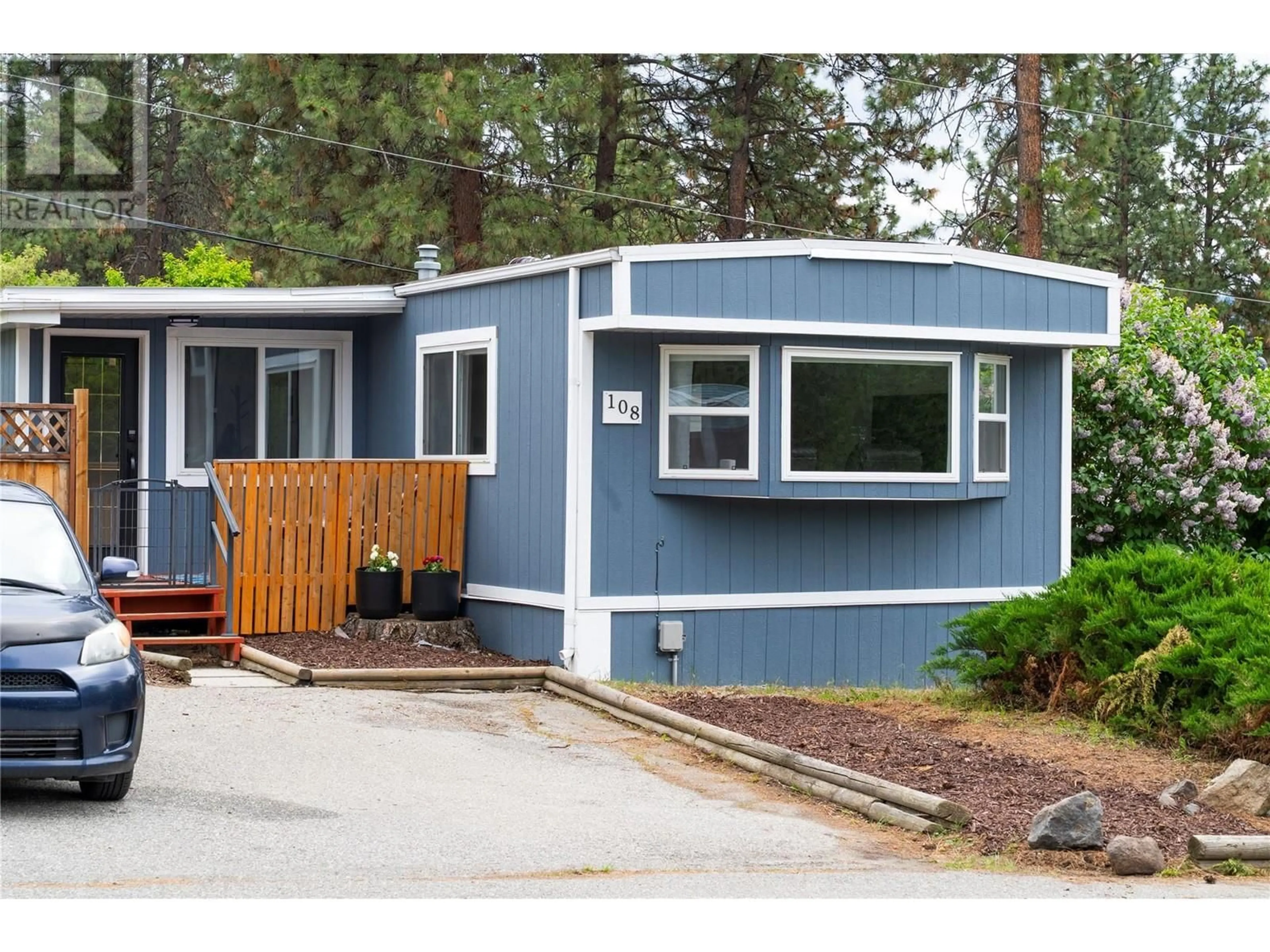 Home with vinyl exterior material, street for 108 - 1860 BOUCHERIE ROAD, Westbank British Columbia V4T2A3