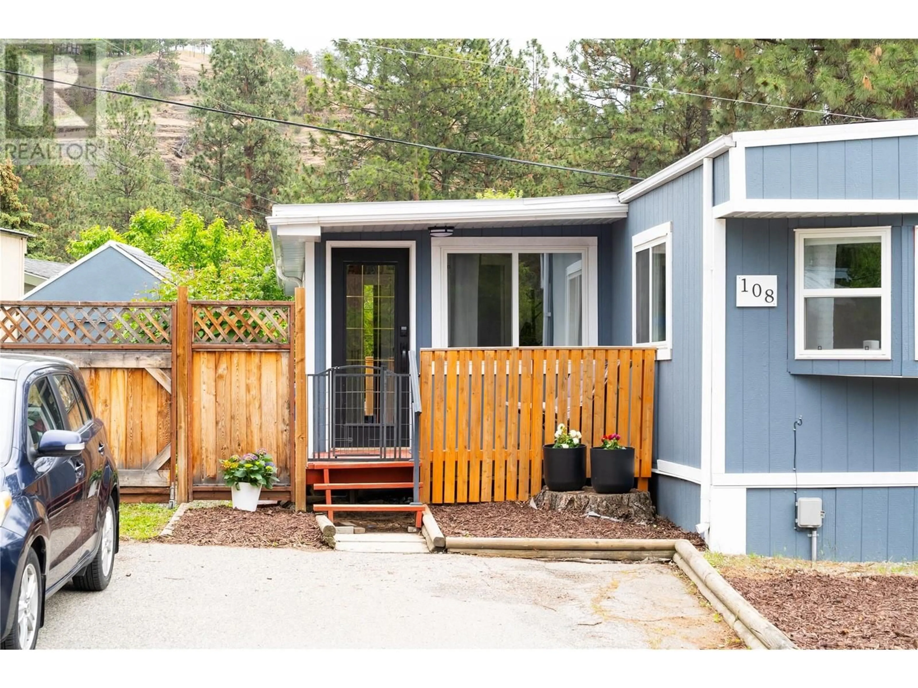 Home with vinyl exterior material, street for 108 - 1860 BOUCHERIE ROAD, Westbank British Columbia V4T2A3