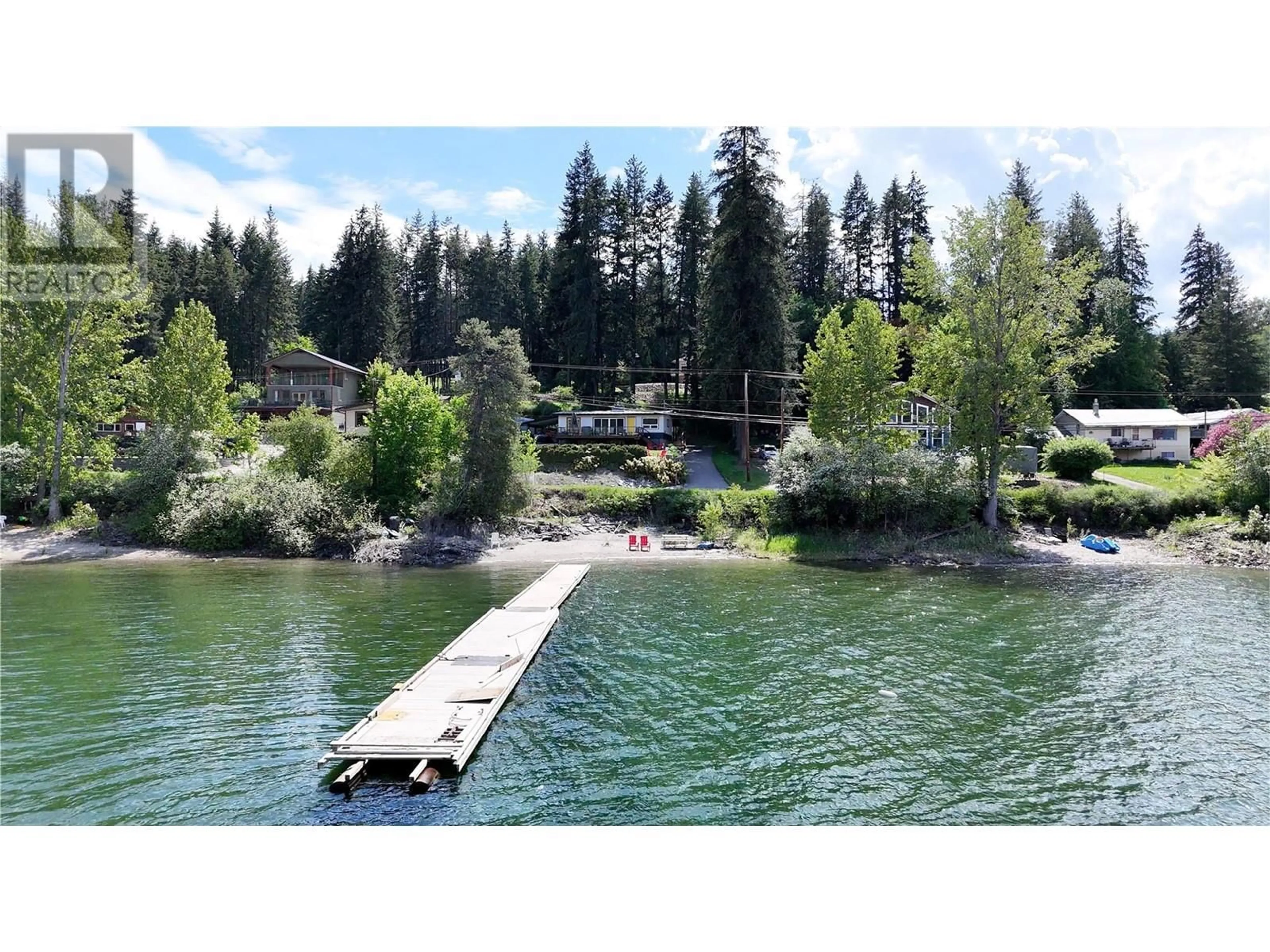 A pic from outside/outdoor area/front of a property/back of a property/a pic from drone, water/lake/river/ocean view for 2622 BLIND BAY ROAD, Blind Bay British Columbia V0E1H2