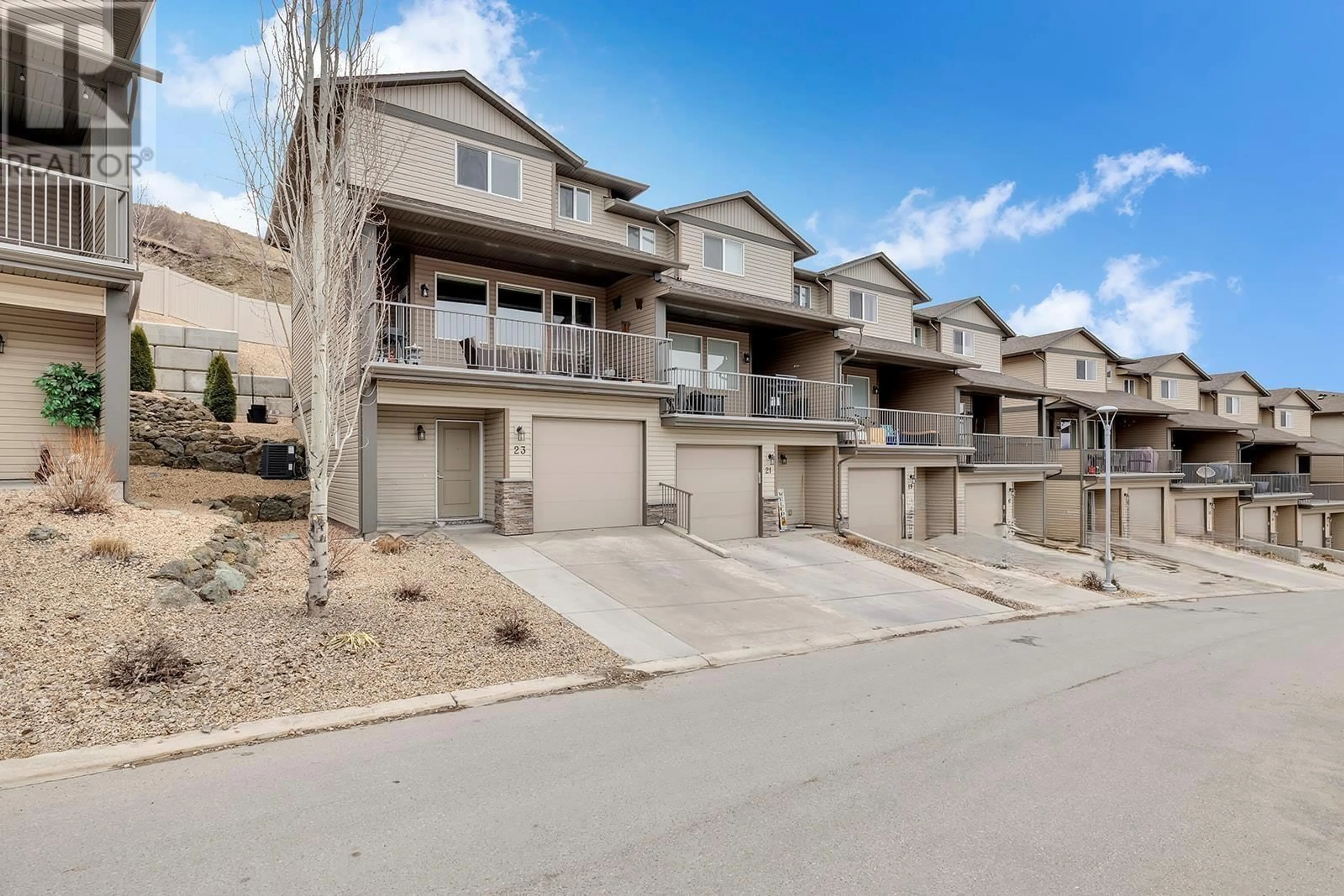 A pic from outside/outdoor area/front of a property/back of a property/a pic from drone, street for 23 - 933 MT. ROBSON PLACE, Vernon British Columbia V1B4G4