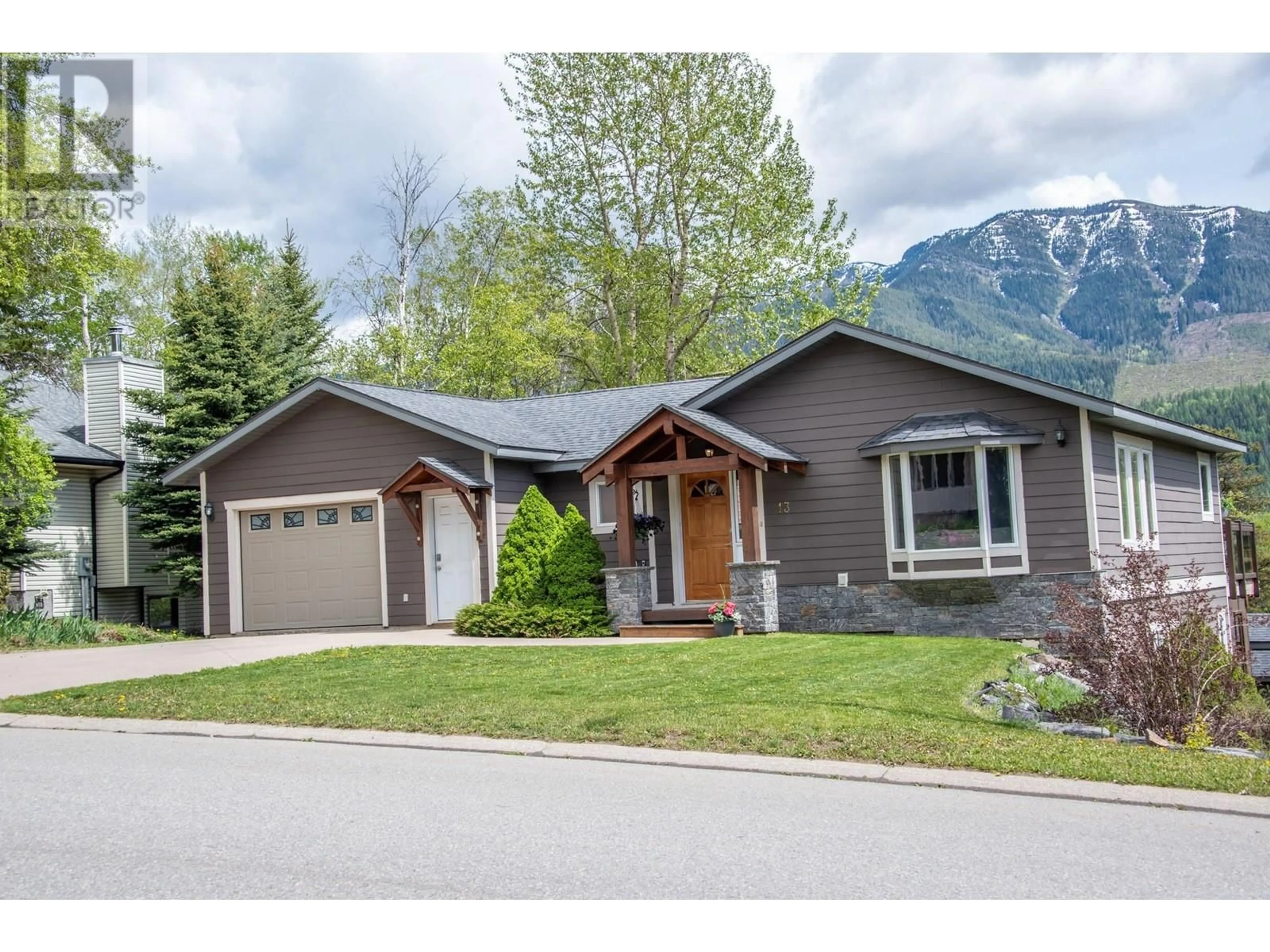 Home with vinyl exterior material, mountain view for 13 ASPEN CRESCENT, Fernie British Columbia V0B1M5