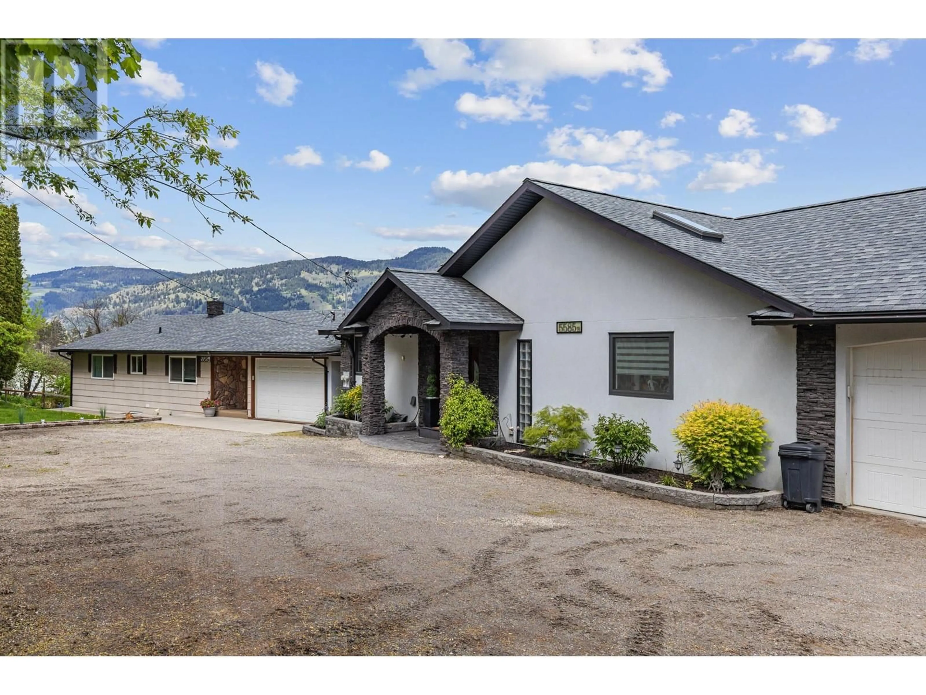 A pic from outside/outdoor area/front of a property/back of a property/a pic from drone, unknown for 5585 REID ROAD, Coldstream British Columbia V1B3E8