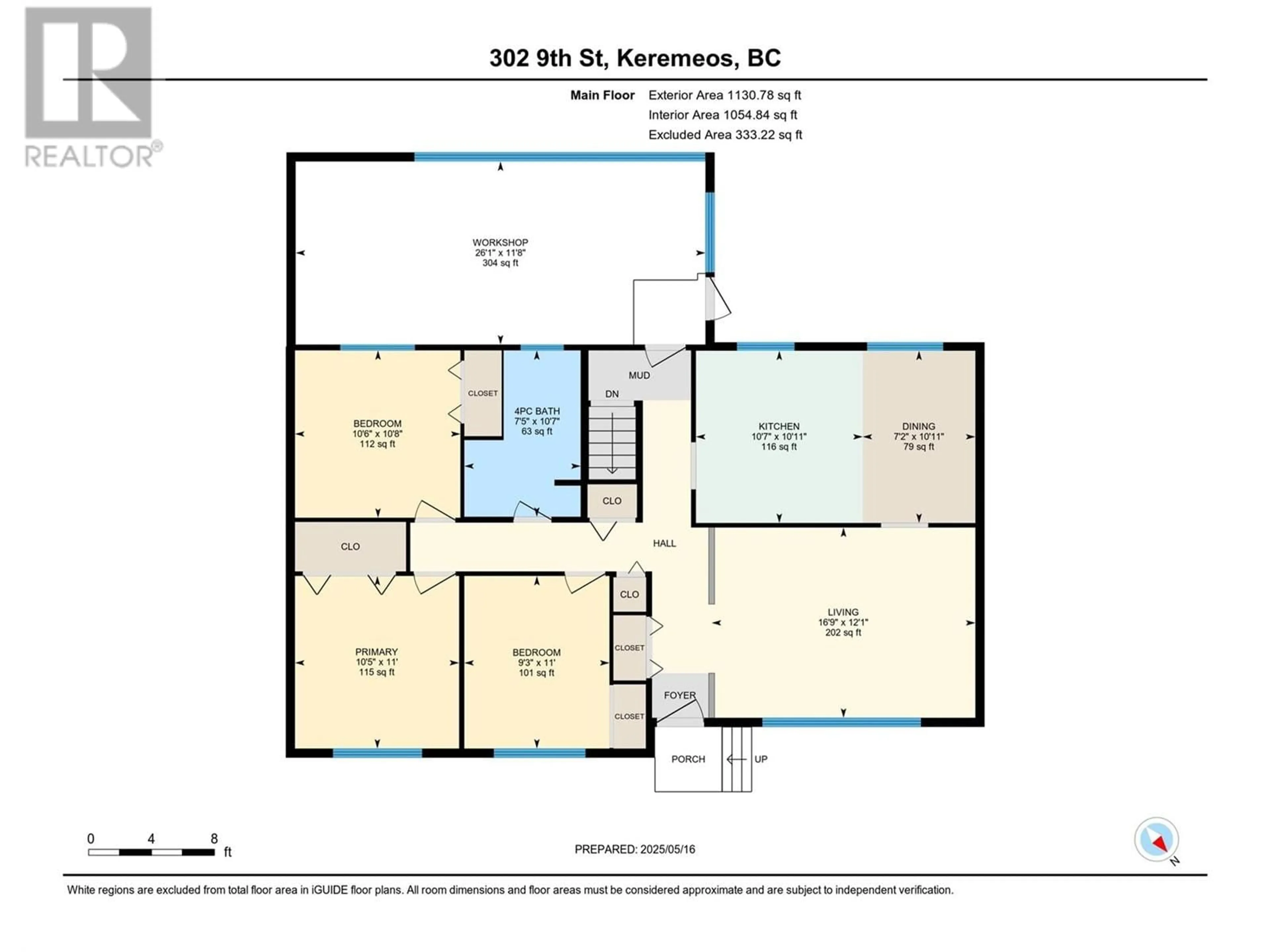 Floor plan for 302 9TH STREET, Keremeos British Columbia V2A1N2