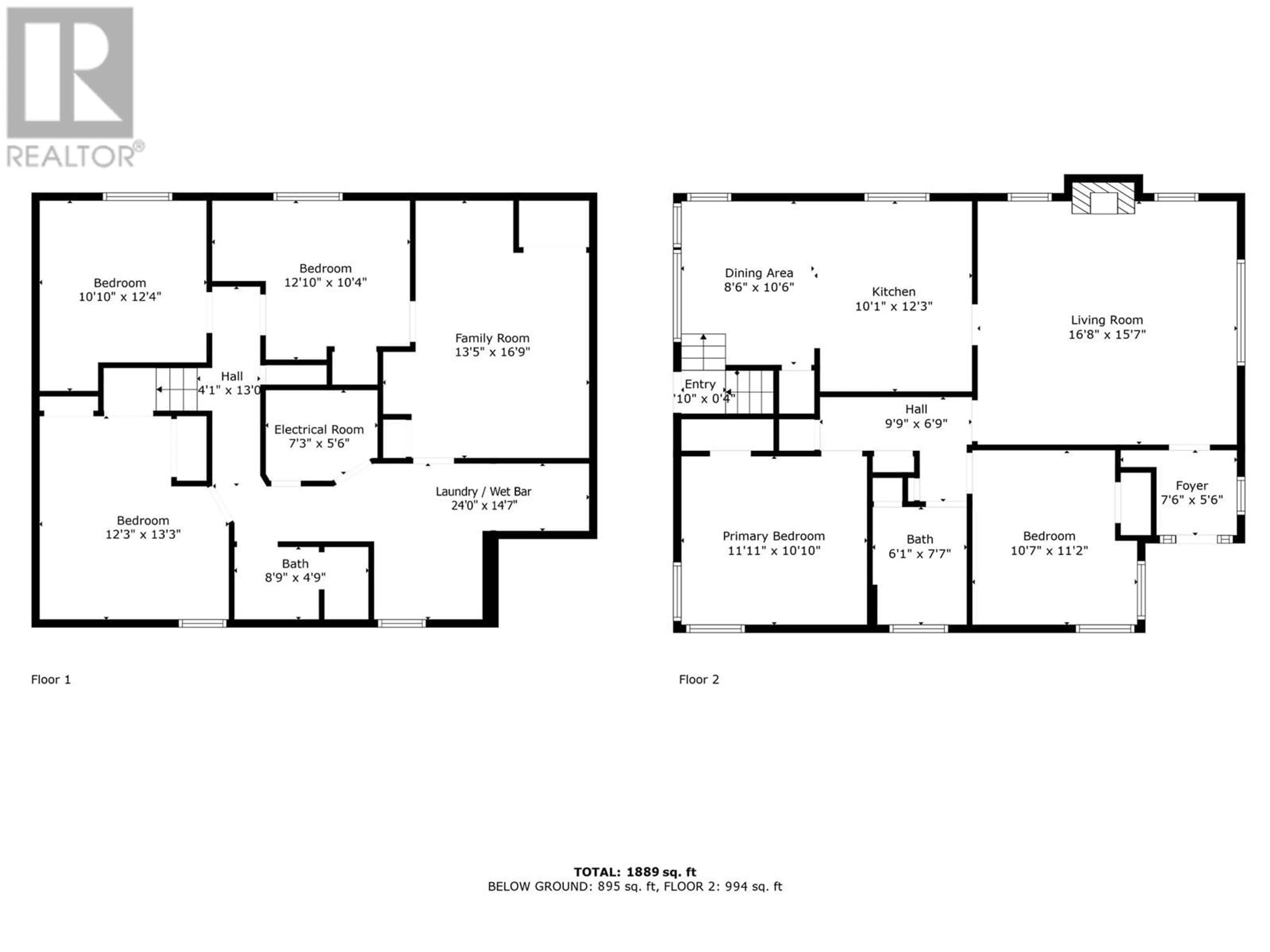 Floor plan for 634 LATIMER STREET, Penticton British Columbia V2A5R6