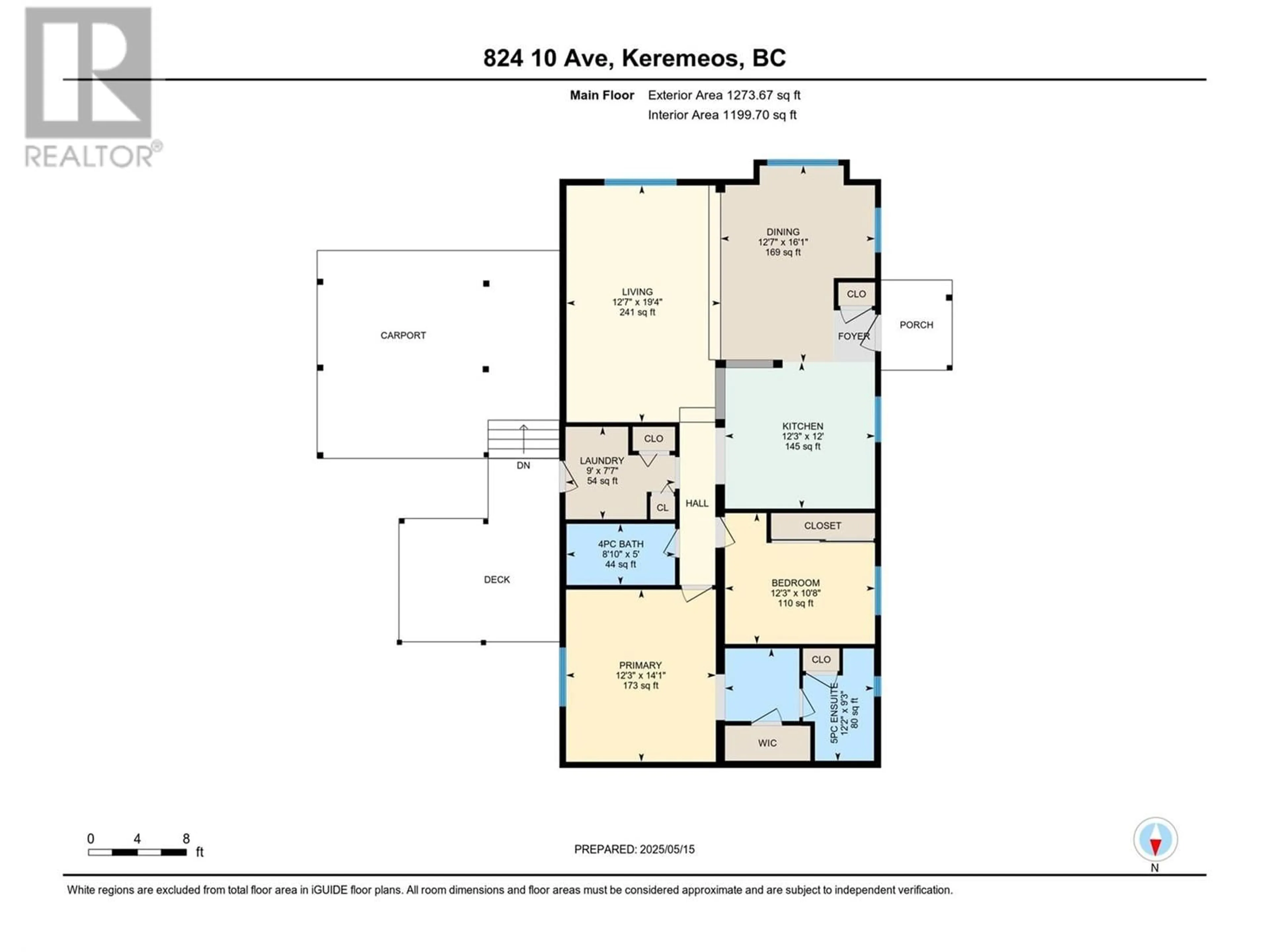 Floor plan for 824 10TH AVENUE, Keremeos British Columbia V0X1N3
