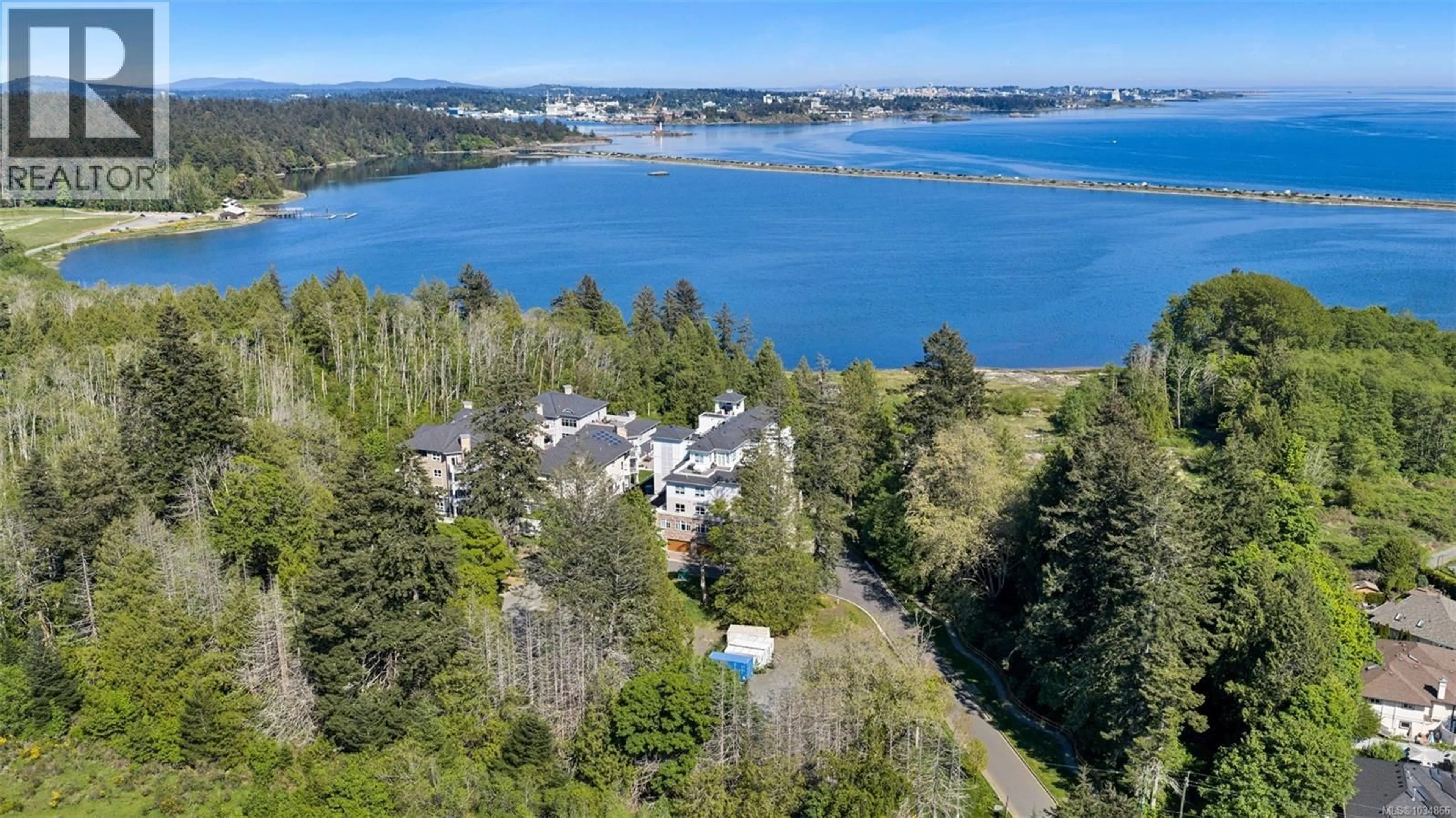 A pic from outside/outdoor area/front of a property/back of a property/a pic from drone, water/lake/river/ocean view for 103 - 3111A HAVENWOOD LANE, Colwood British Columbia V9C0M7