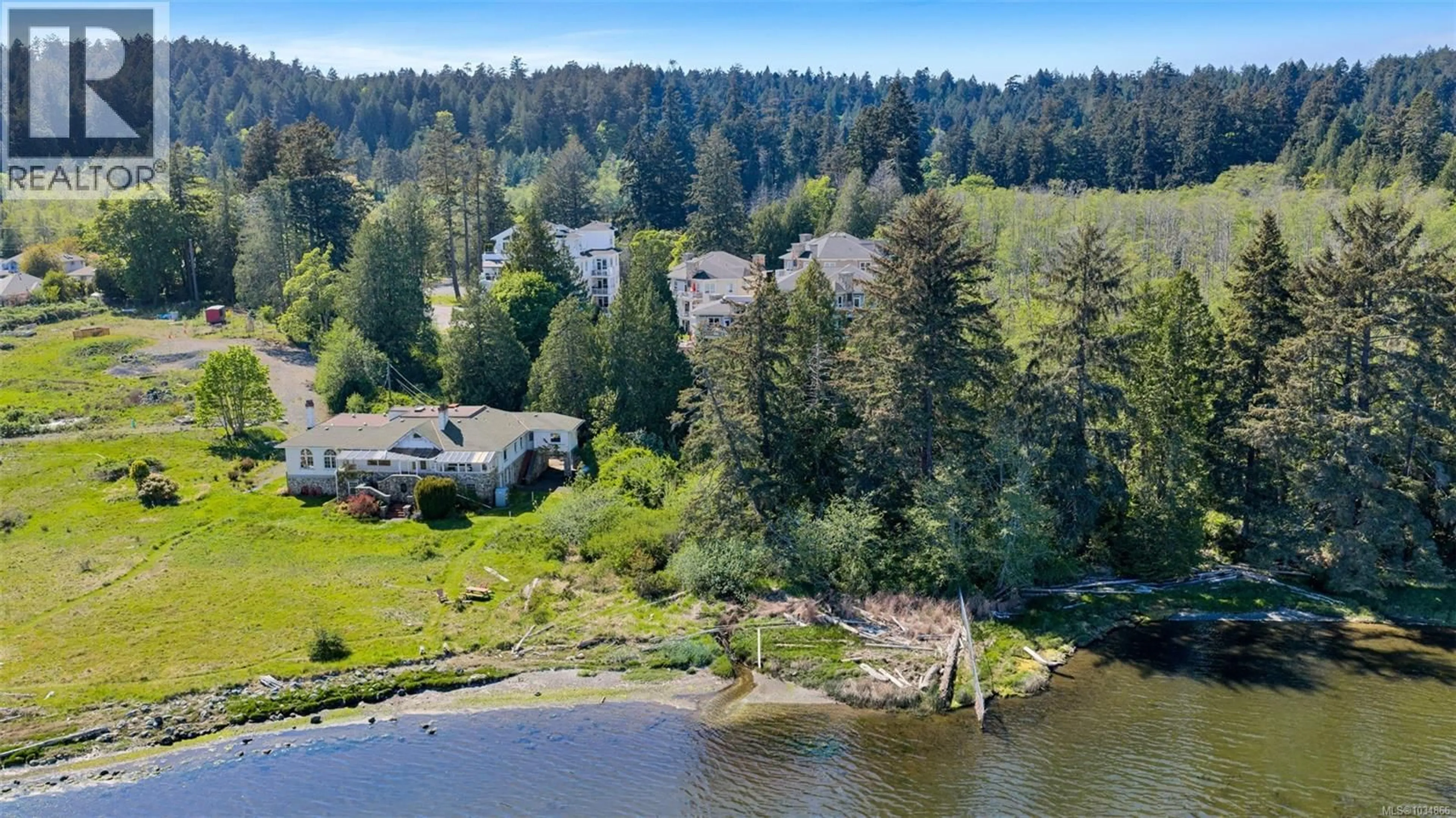 A pic from outside/outdoor area/front of a property/back of a property/a pic from drone, water/lake/river/ocean view for 103 - 3111A HAVENWOOD LANE, Colwood British Columbia V9C0M7