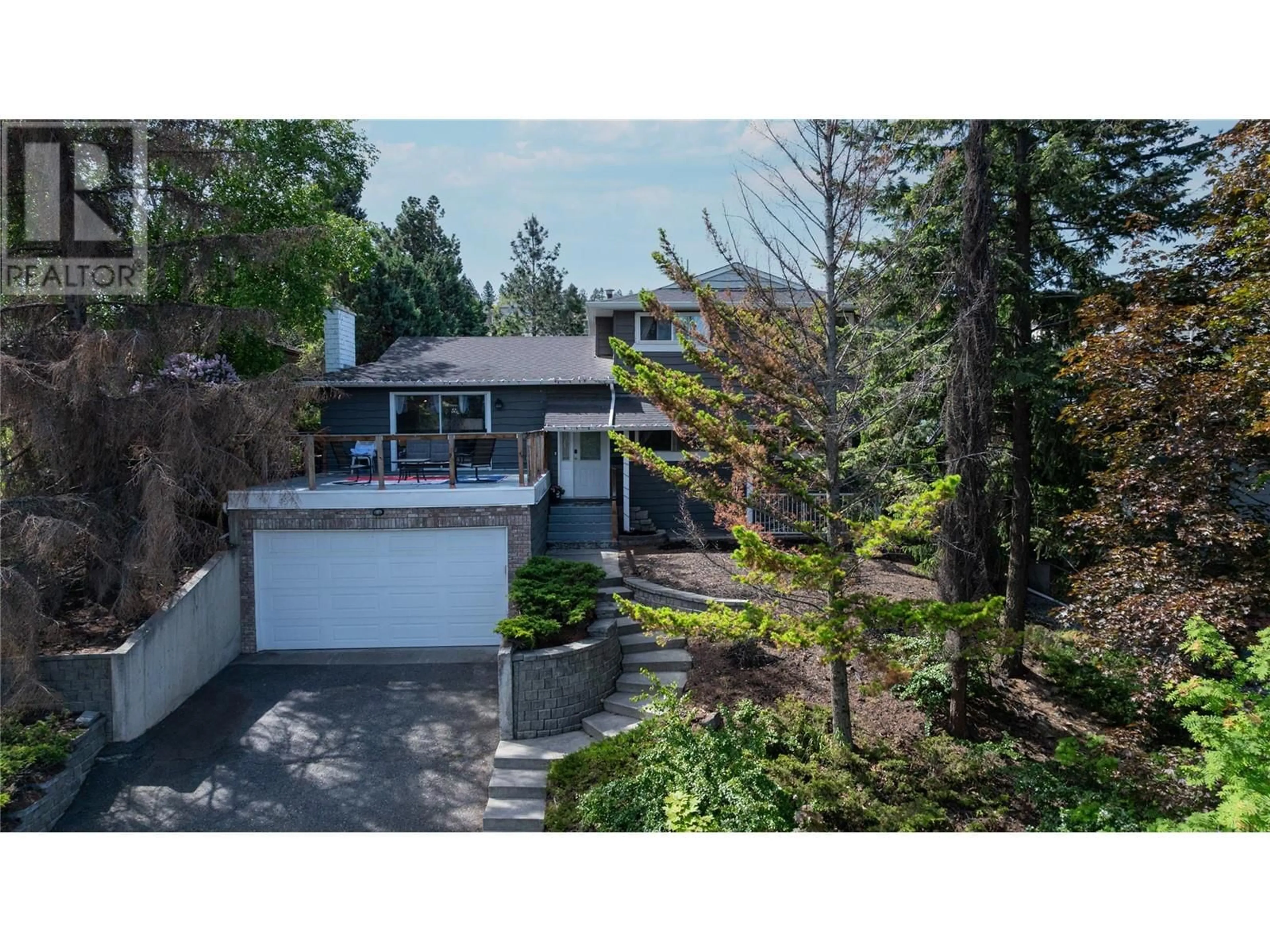 A pic from outside/outdoor area/front of a property/back of a property/a pic from drone, unknown for 787 GLENEAGLES DRIVE, Kamloops British Columbia V2E1J7