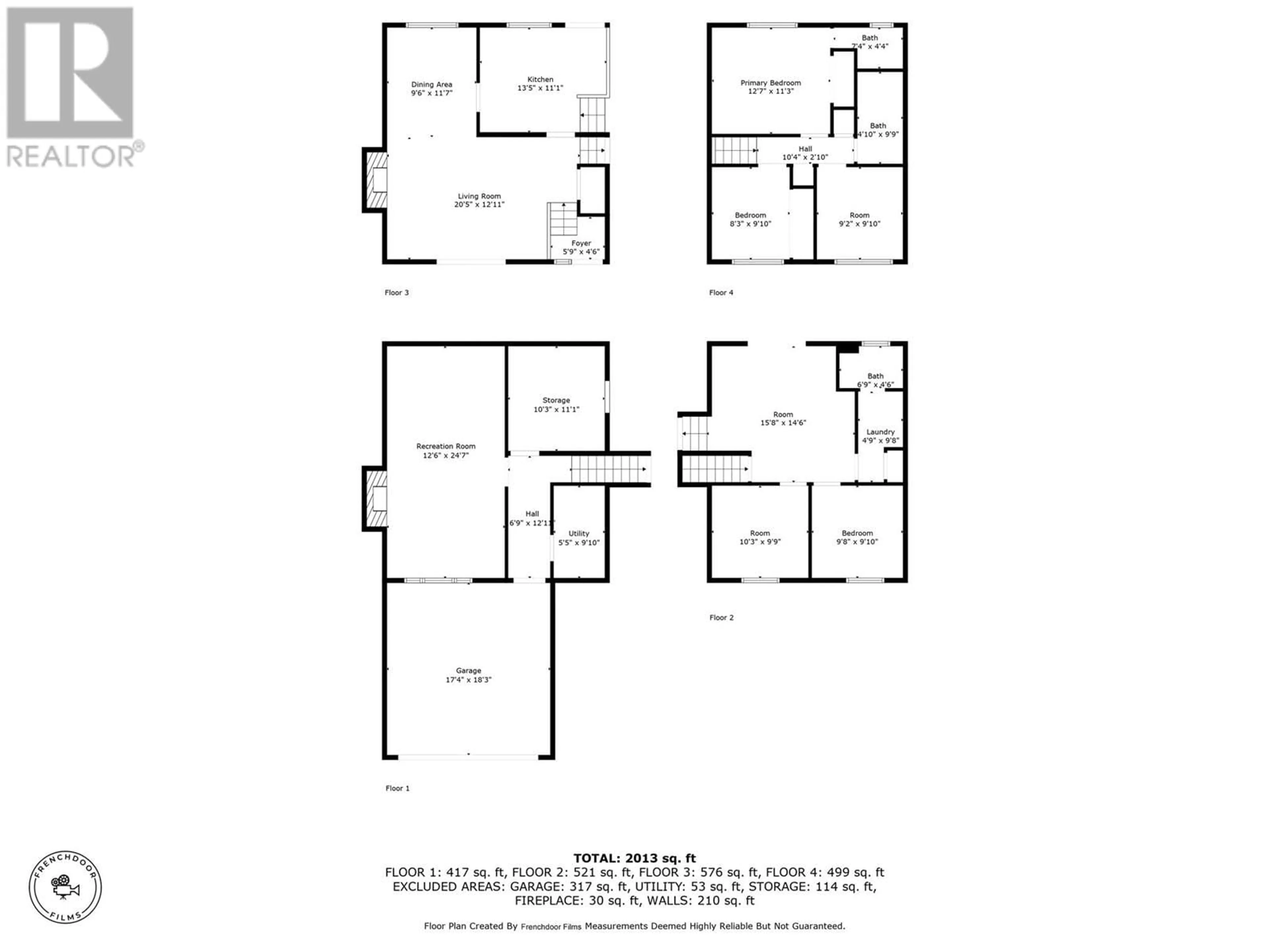 Floor plan for 787 GLENEAGLES DRIVE, Kamloops British Columbia V2E1J7
