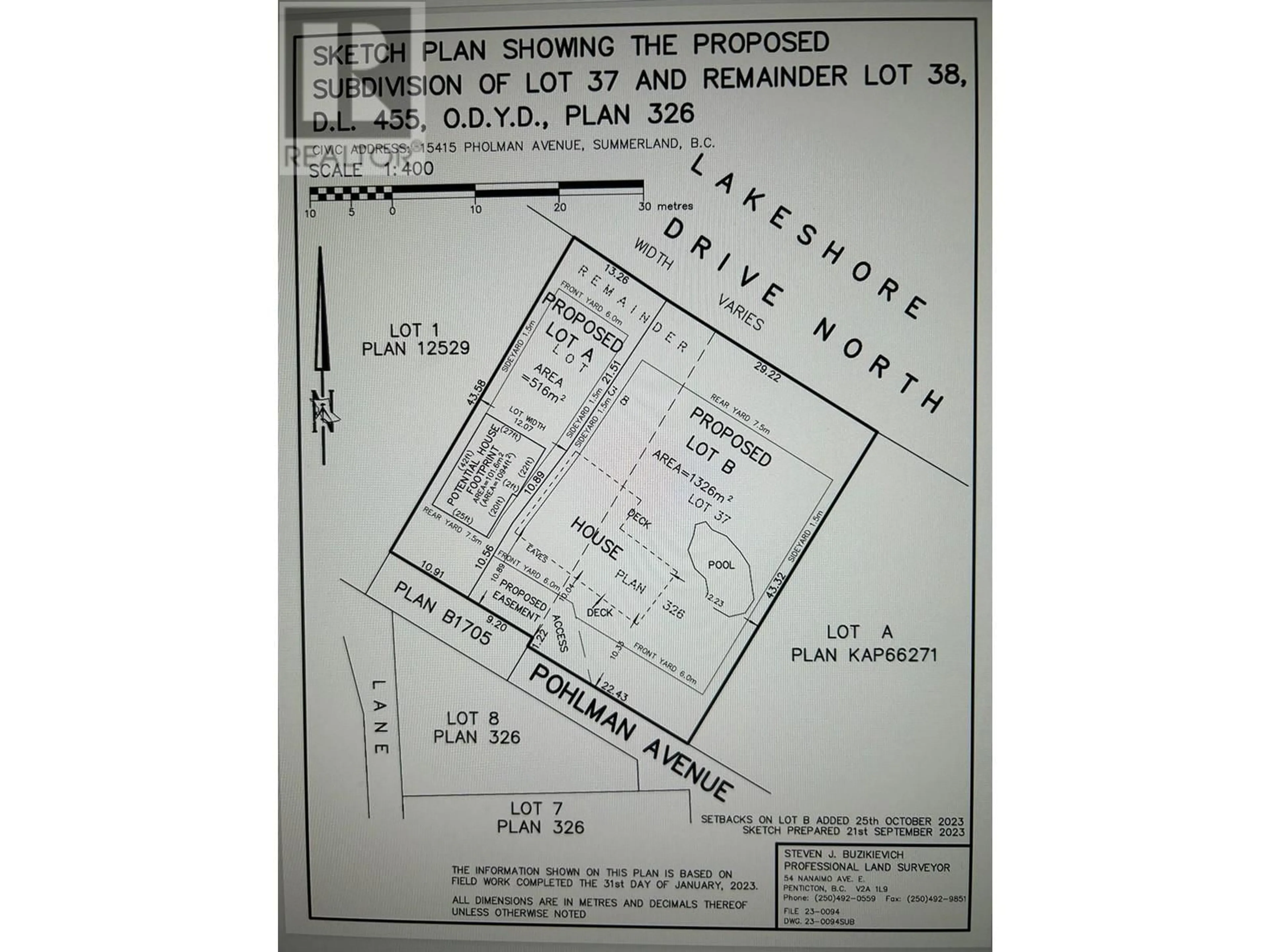 Floor plan for 15415 POHLMAN AVENUE, Summerland British Columbia V0H1Z6