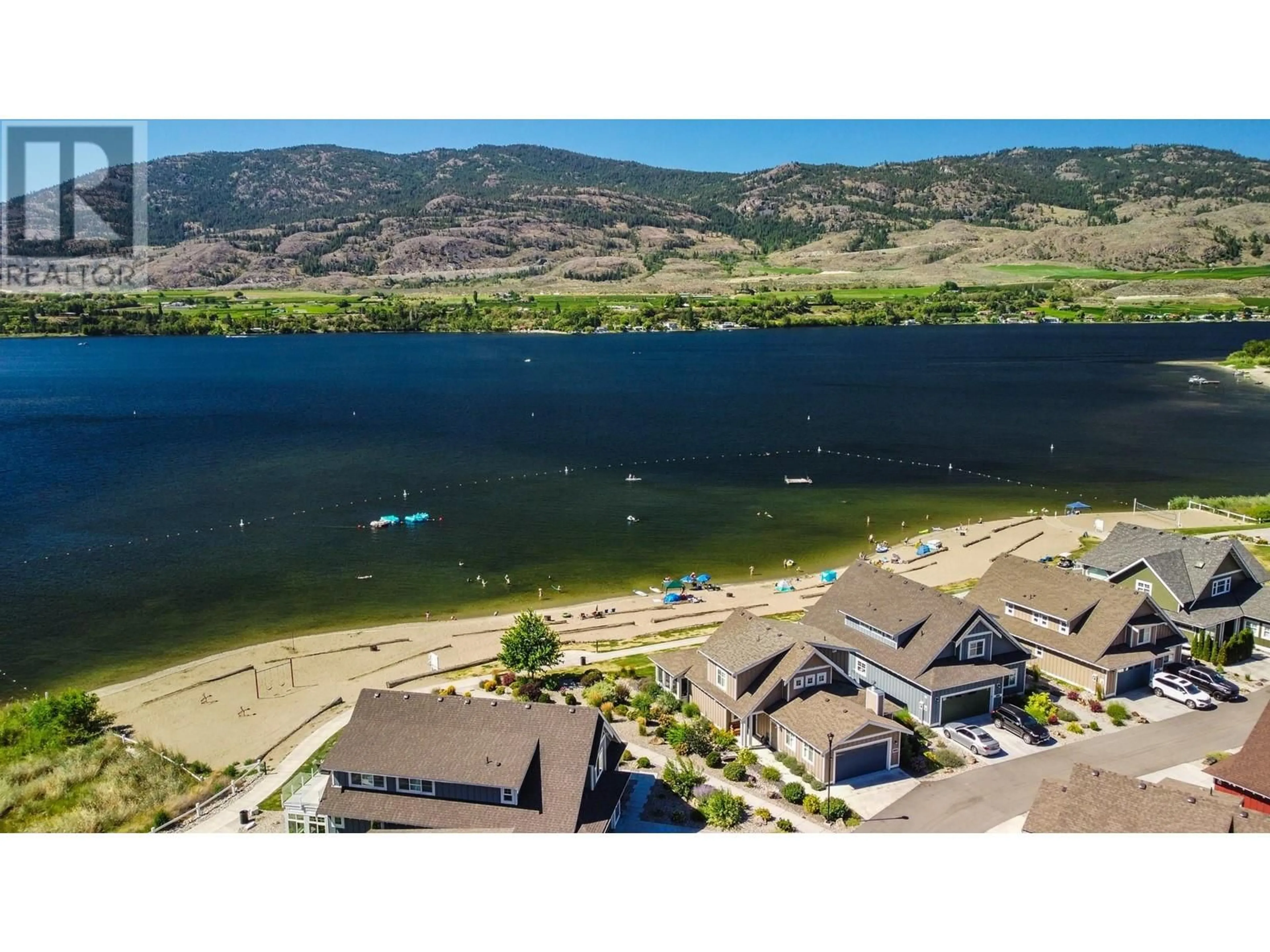 A pic from outside/outdoor area/front of a property/back of a property/a pic from drone, water/lake/river/ocean view for 232 - 2450 RADIO TOWER ROAD, Oliver British Columbia V0H1T1