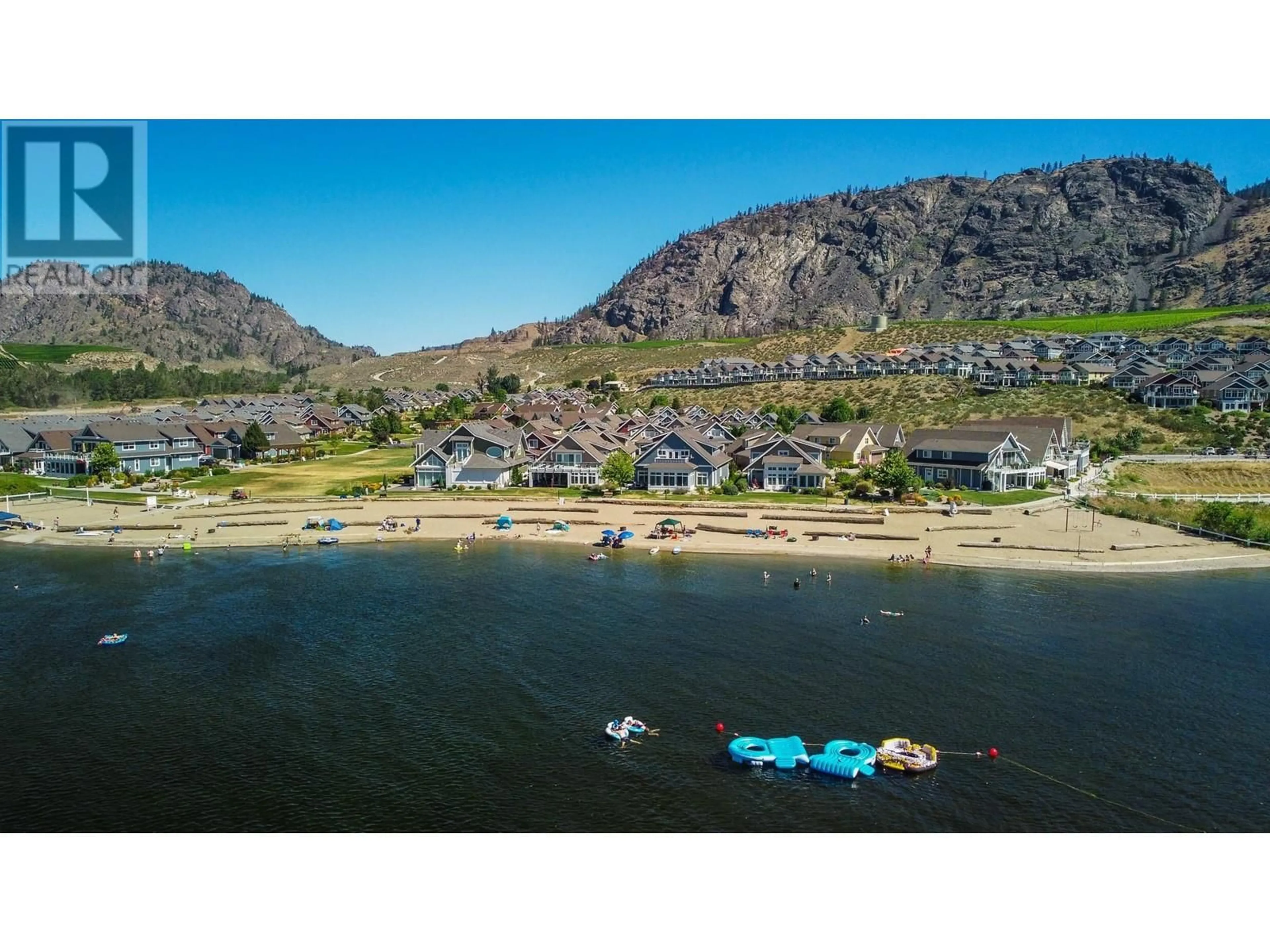A pic from outside/outdoor area/front of a property/back of a property/a pic from drone, water/lake/river/ocean view for 232 - 2450 RADIO TOWER ROAD, Oliver British Columbia V0H1T1