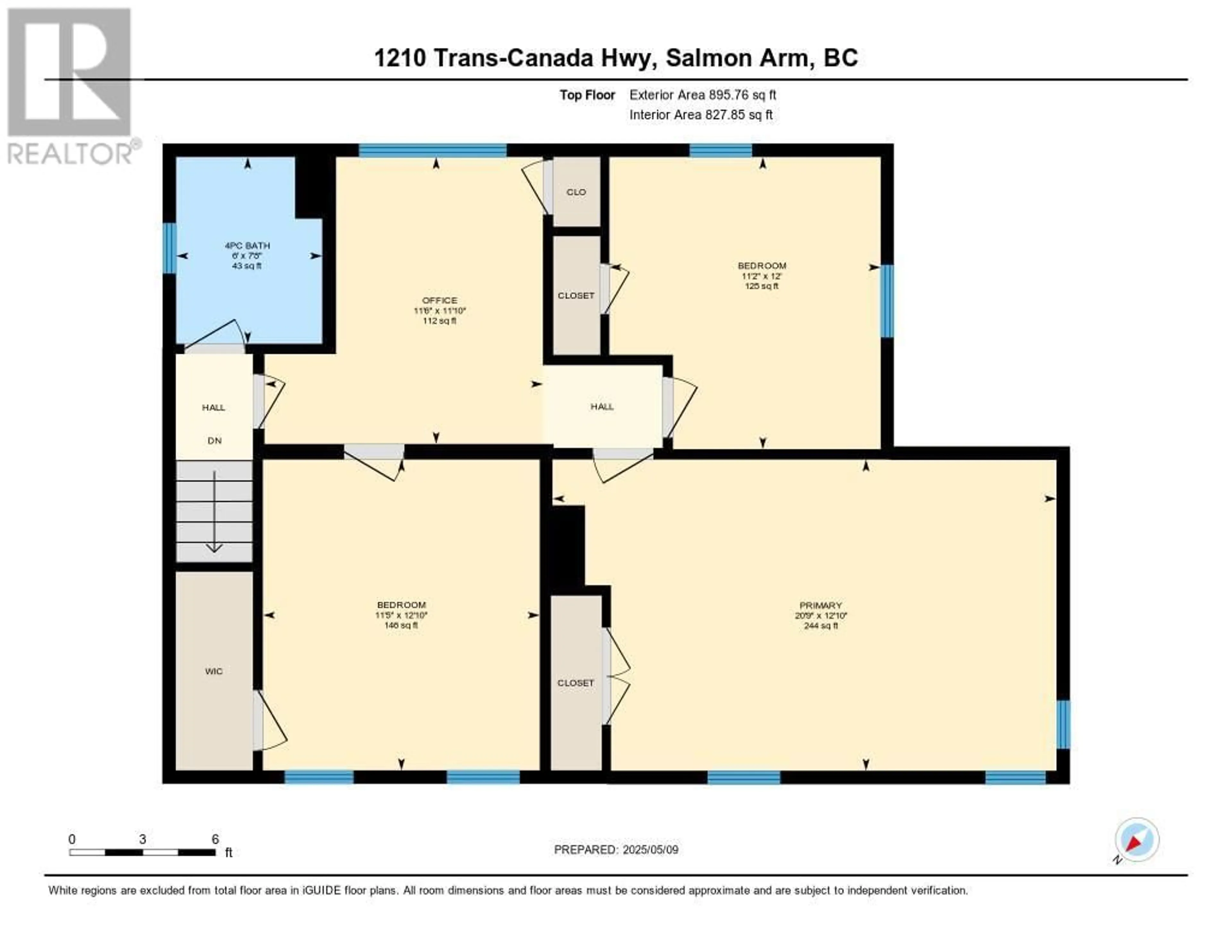 Floor plan for 1210 TRANS CANADA HIGHWAY HIGHWAY NORTHEAST, Salmon Arm British Columbia V1E2S6