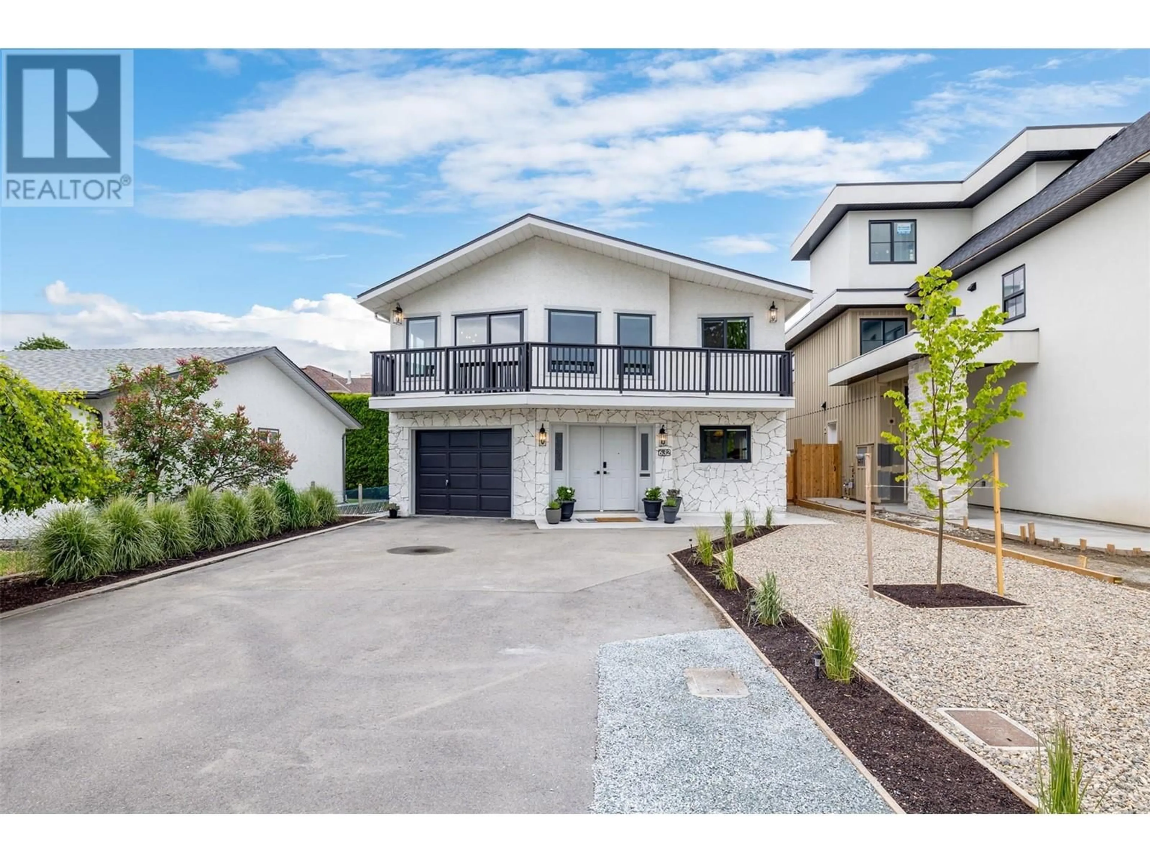 Home with vinyl exterior material, street for 632 BECHARD ROAD, Kelowna British Columbia V1W3G2