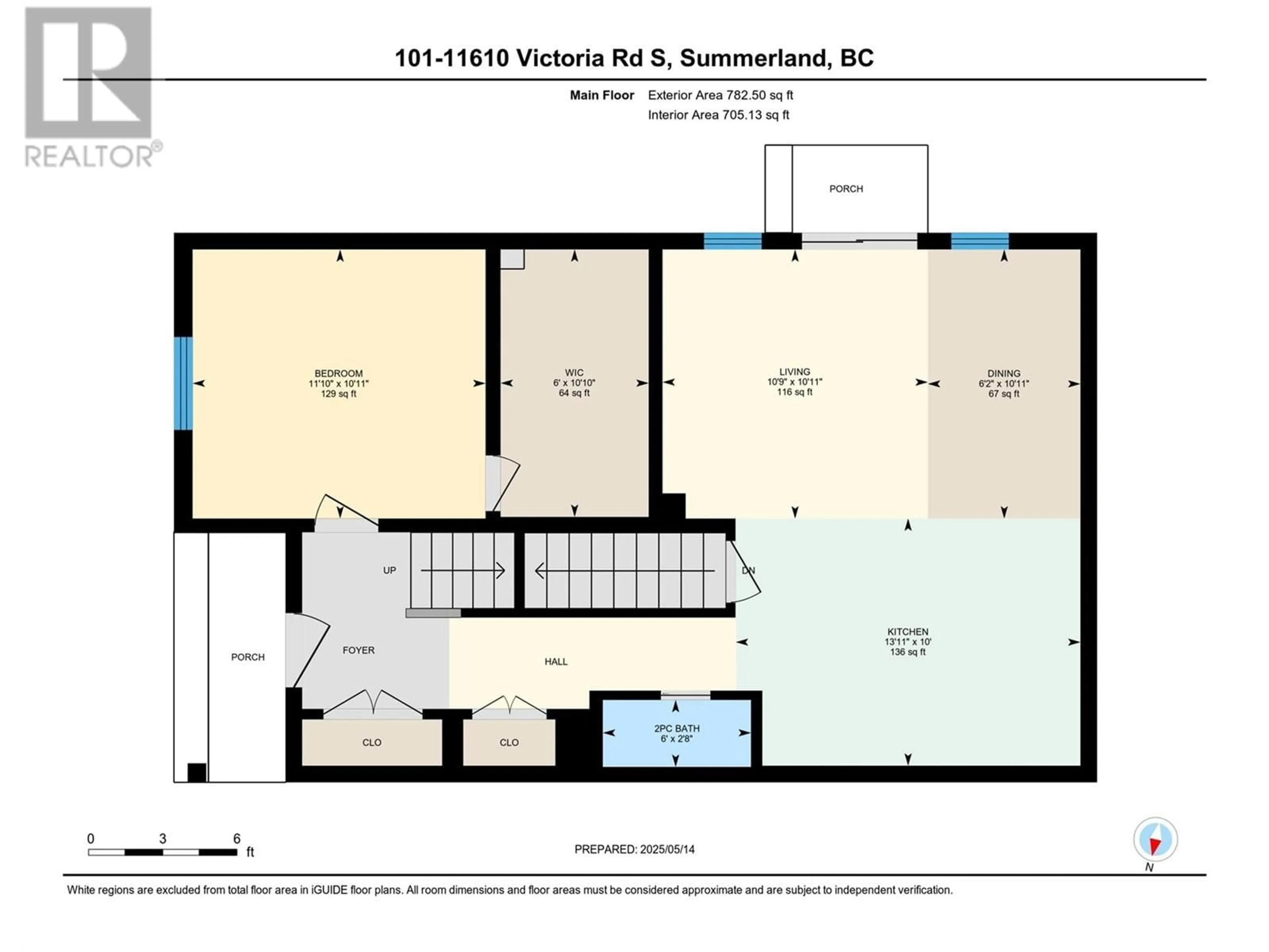Floor plan for 102 - 11610 VICTORIA ROAD SOUTH, Summerland British Columbia V0H1Z2