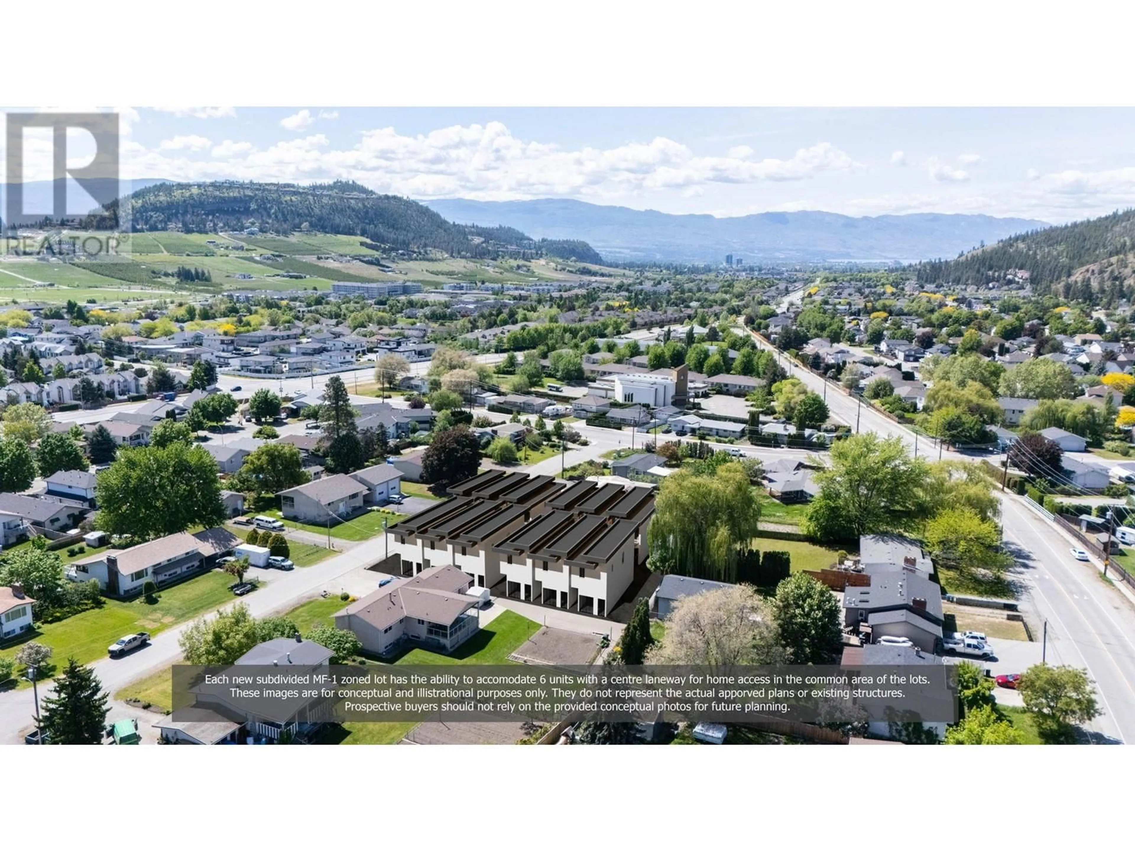 A pic from outside/outdoor area/front of a property/back of a property/a pic from drone, mountain view for 184 CARIBOO ROAD, Kelowna British Columbia V1V2E4