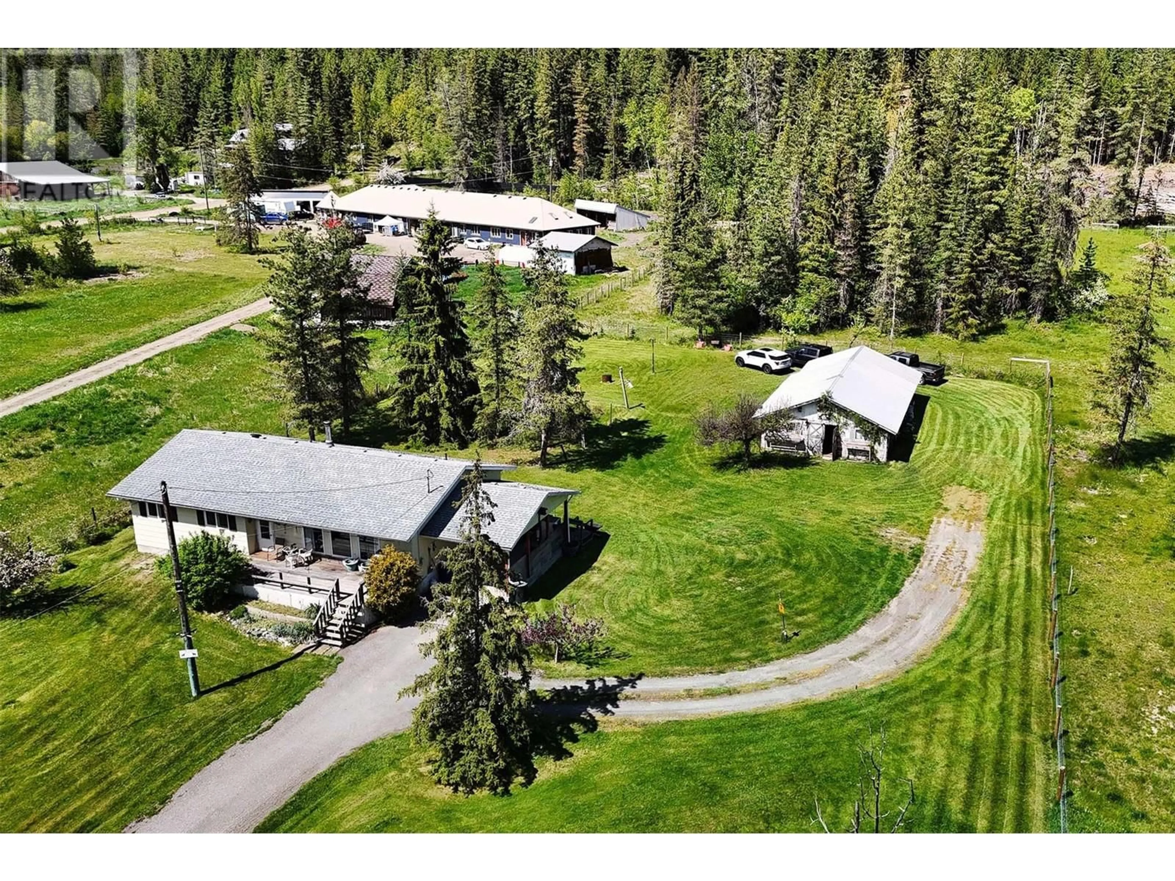 A pic from outside/outdoor area/front of a property/back of a property/a pic from drone, mountain view for 4619 EAGLE BAY ROAD, Eagle Bay British Columbia V0E1T0