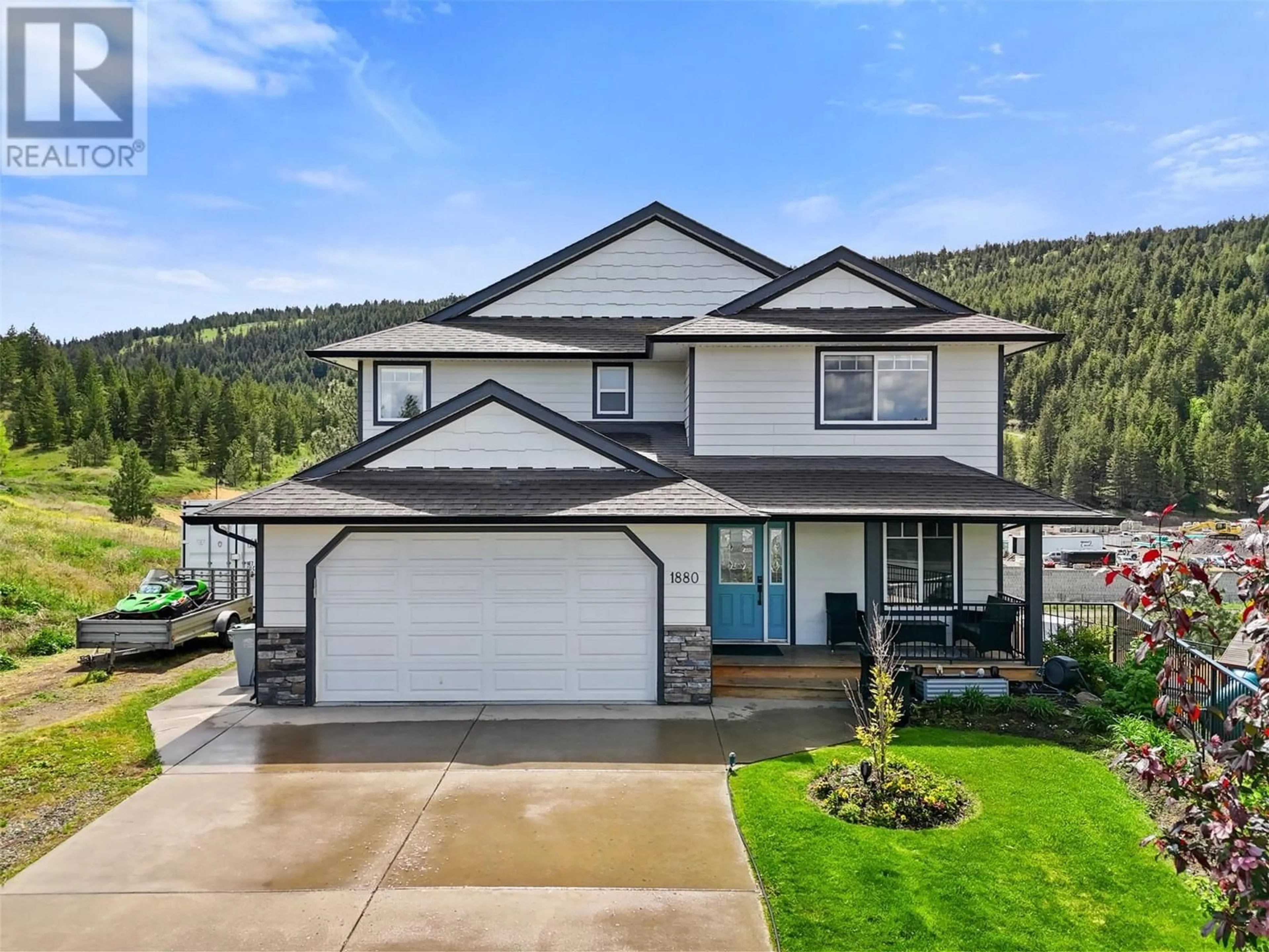 Home with vinyl exterior material, unknown for 1880 FOXTAIL DRIVE, Kamloops British Columbia V1S0A4