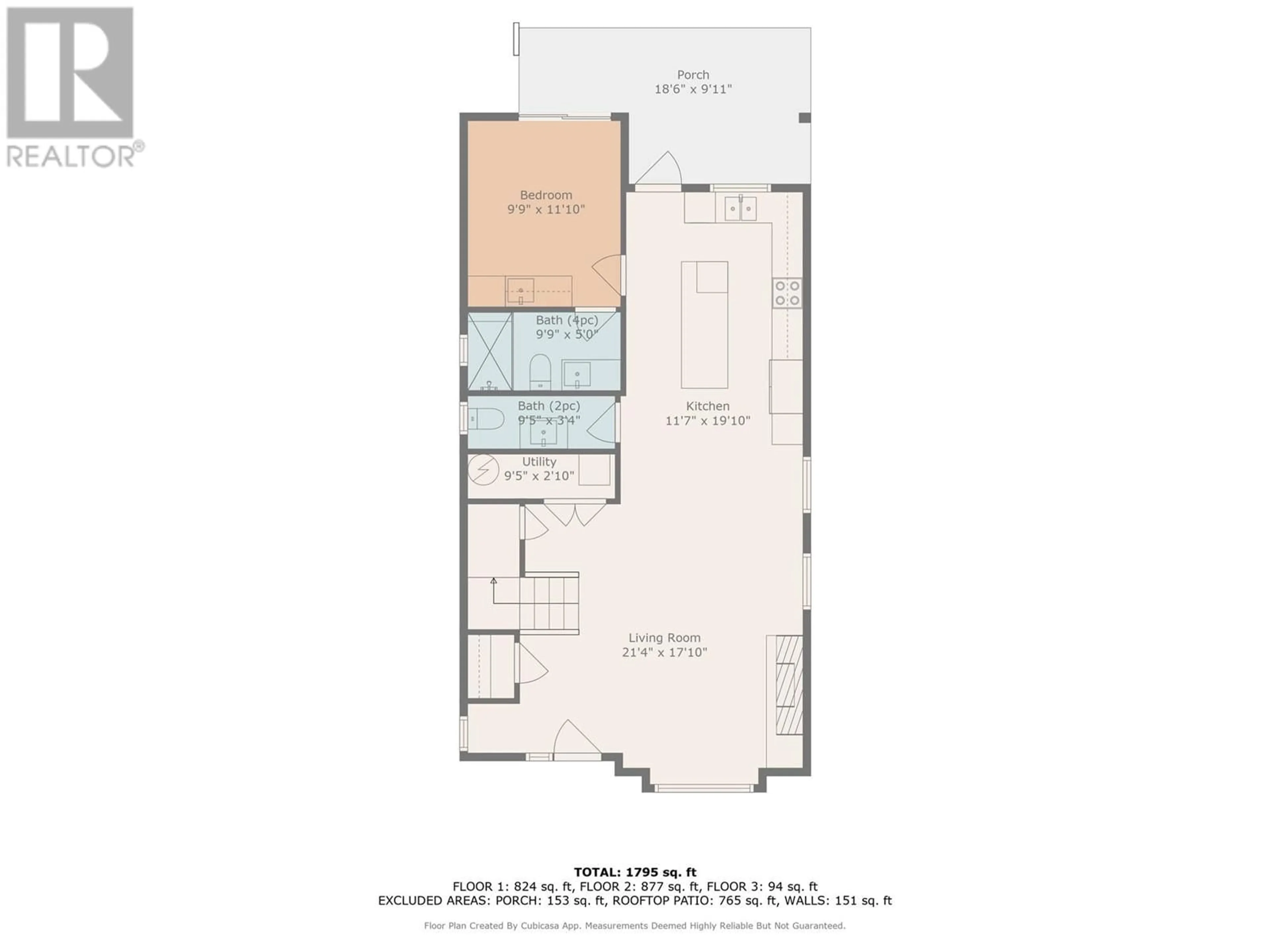 Floor plan for 754 RAYMER AVENUE, Kelowna British Columbia V1Y4Z8