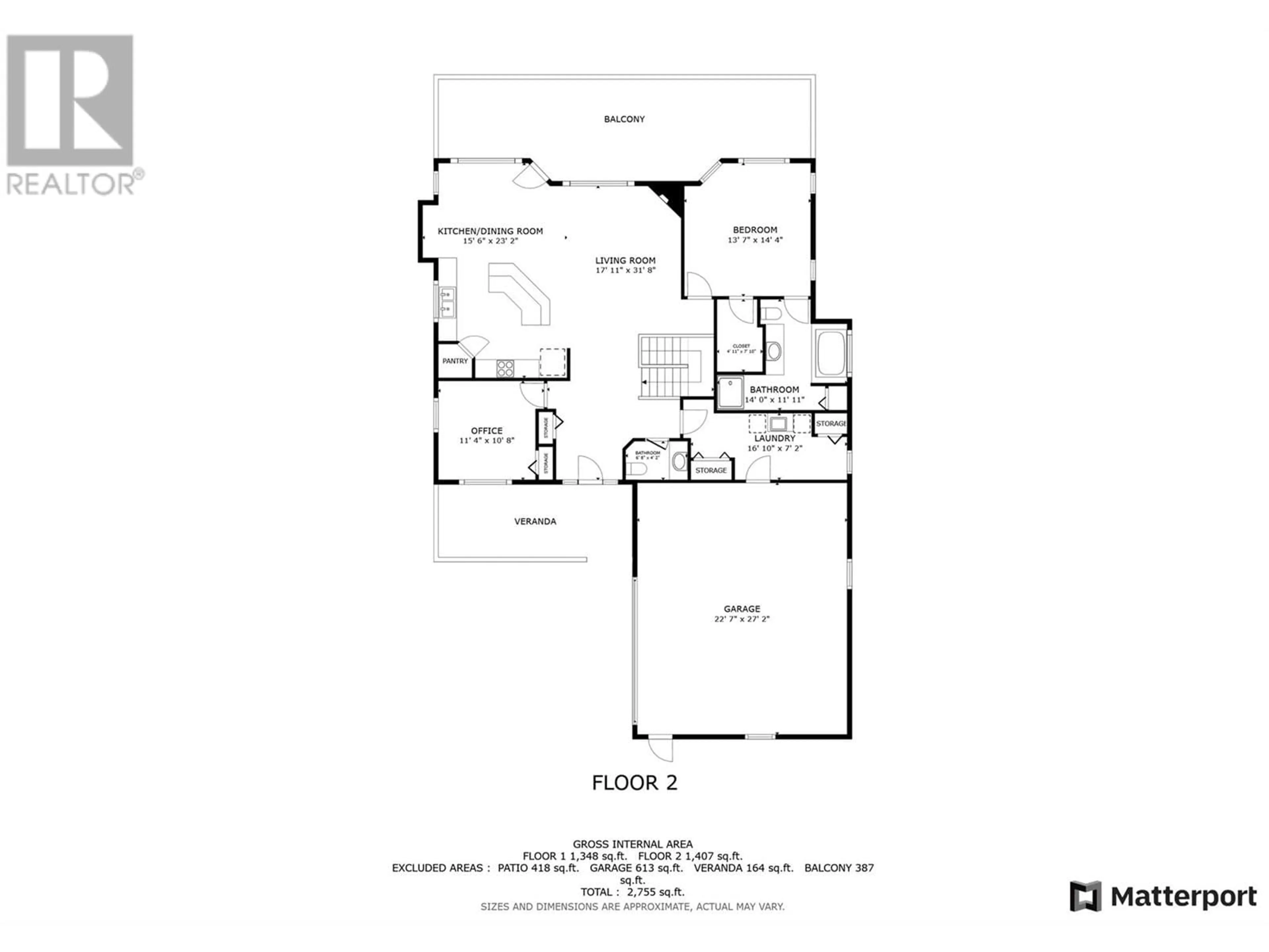Floor plan for 2390 TAMERAC TERRACE, Sorrento British Columbia V0E2W2