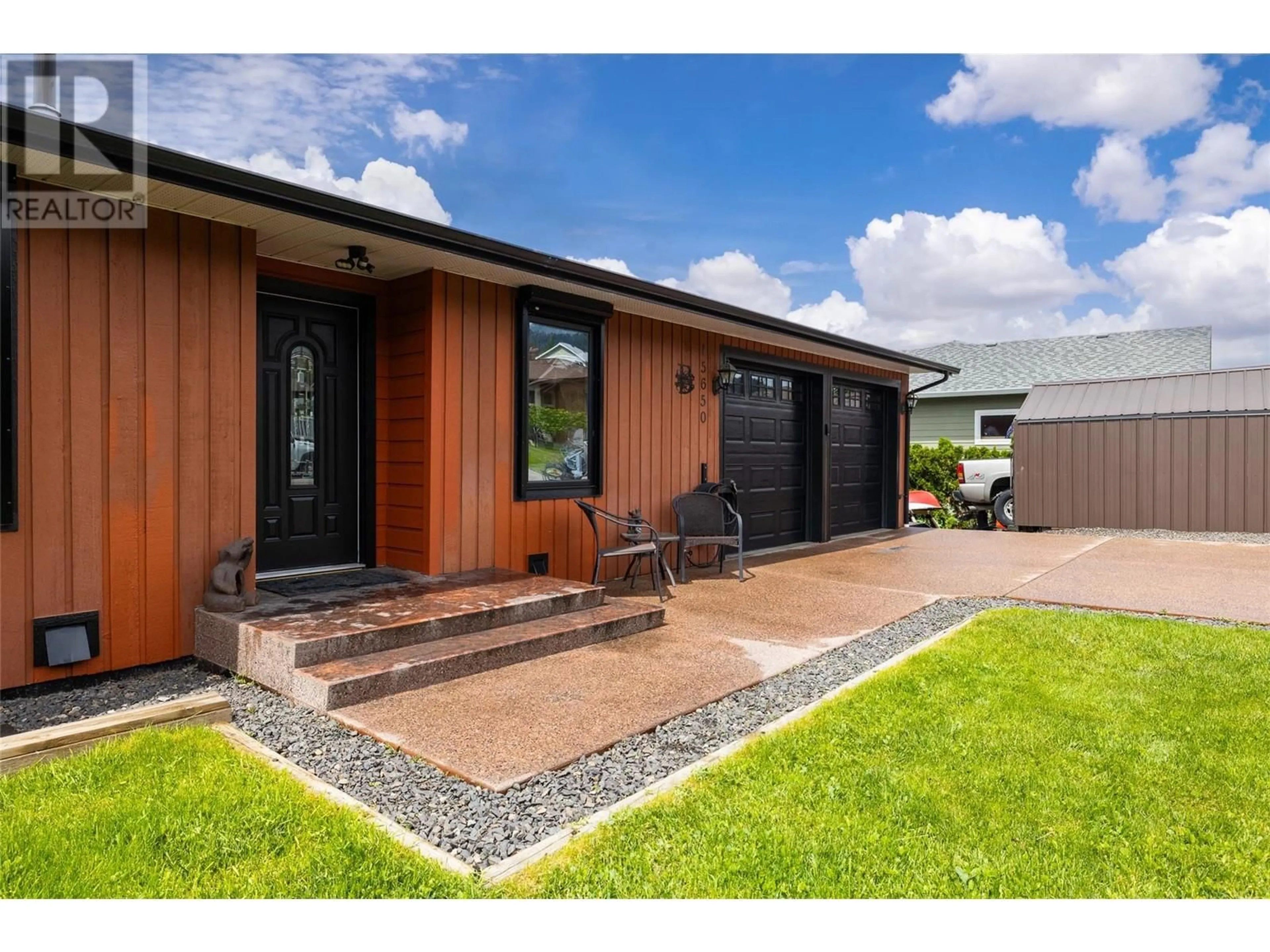 Home with brick exterior material, street for 15650 ROBERTS ROAD, Oyama British Columbia V4V2E3