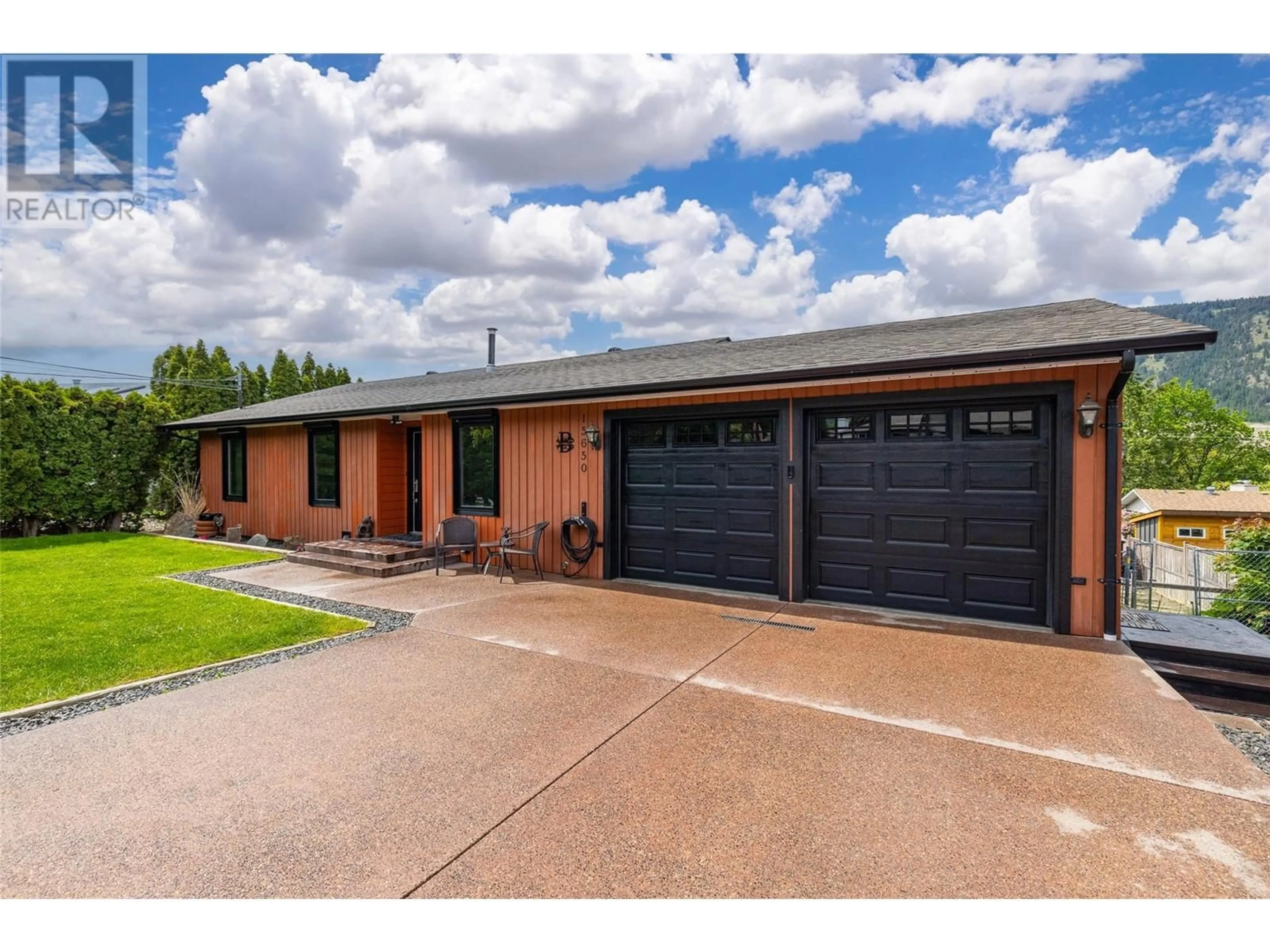Home with brick exterior material, street for 15650 ROBERTS ROAD, Oyama British Columbia V4V2E3