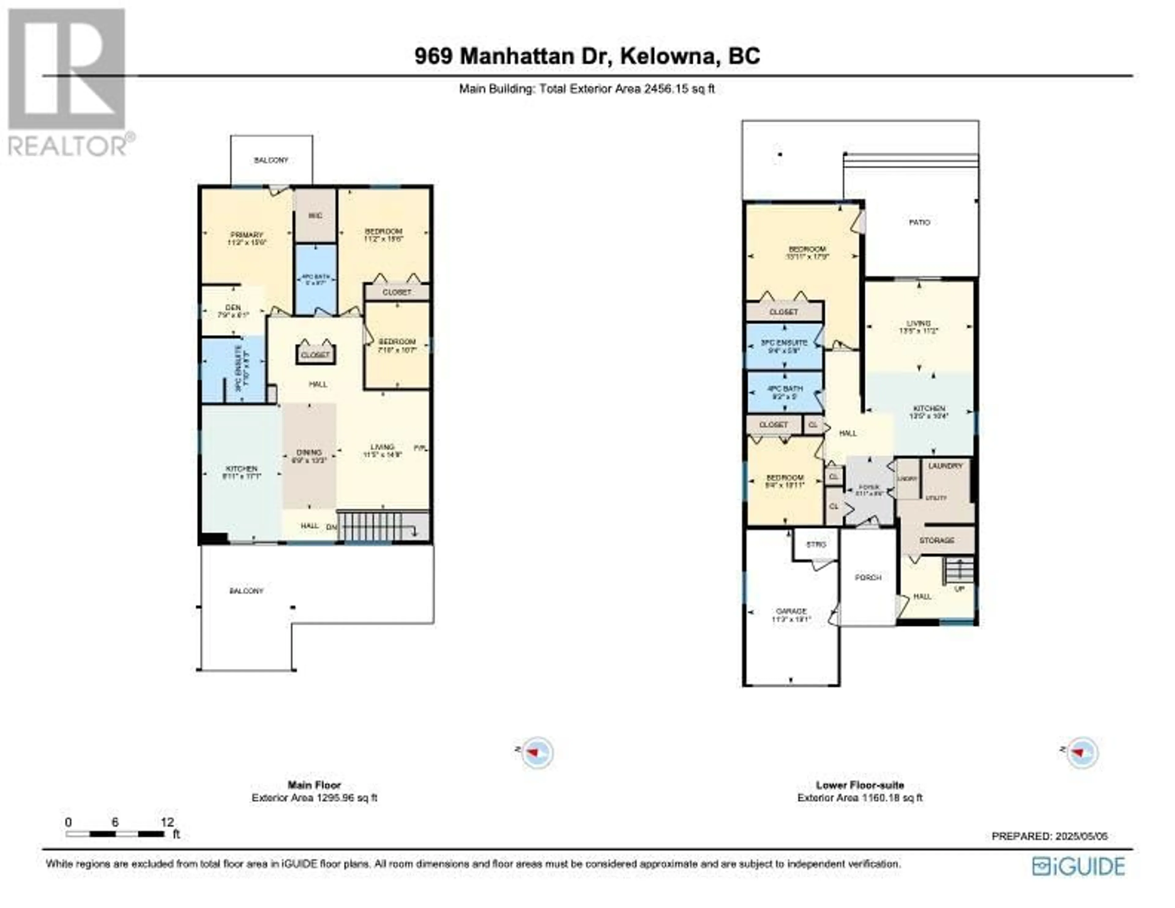 Floor plan for 969 MANHATTAN DRIVE, Kelowna British Columbia V1Y1H7