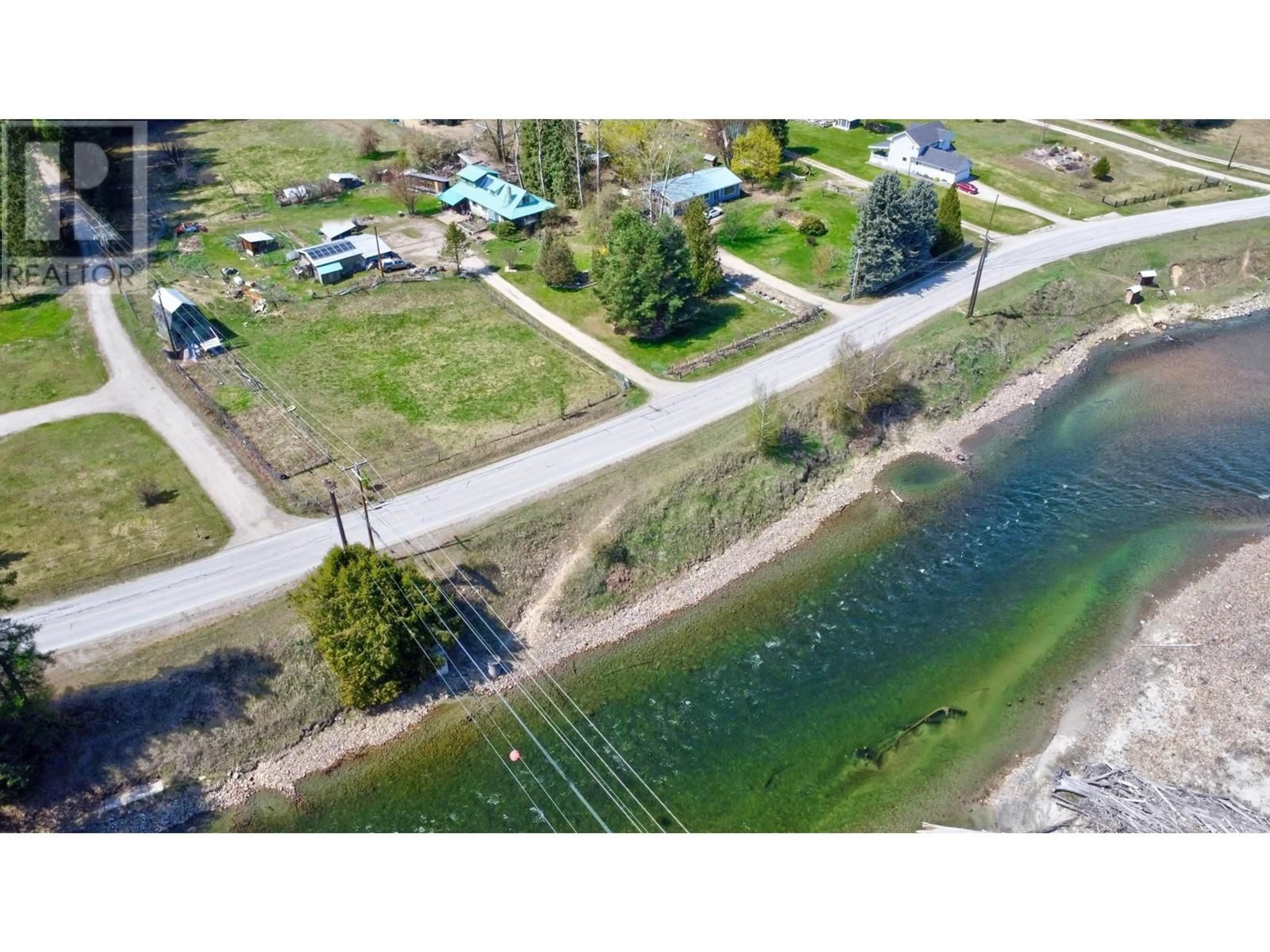 A pic from outside/outdoor area/front of a property/back of a property/a pic from drone, water/lake/river/ocean view for 3837 PASS CREEK ROAD, Crescent Valley British Columbia V0G1H1