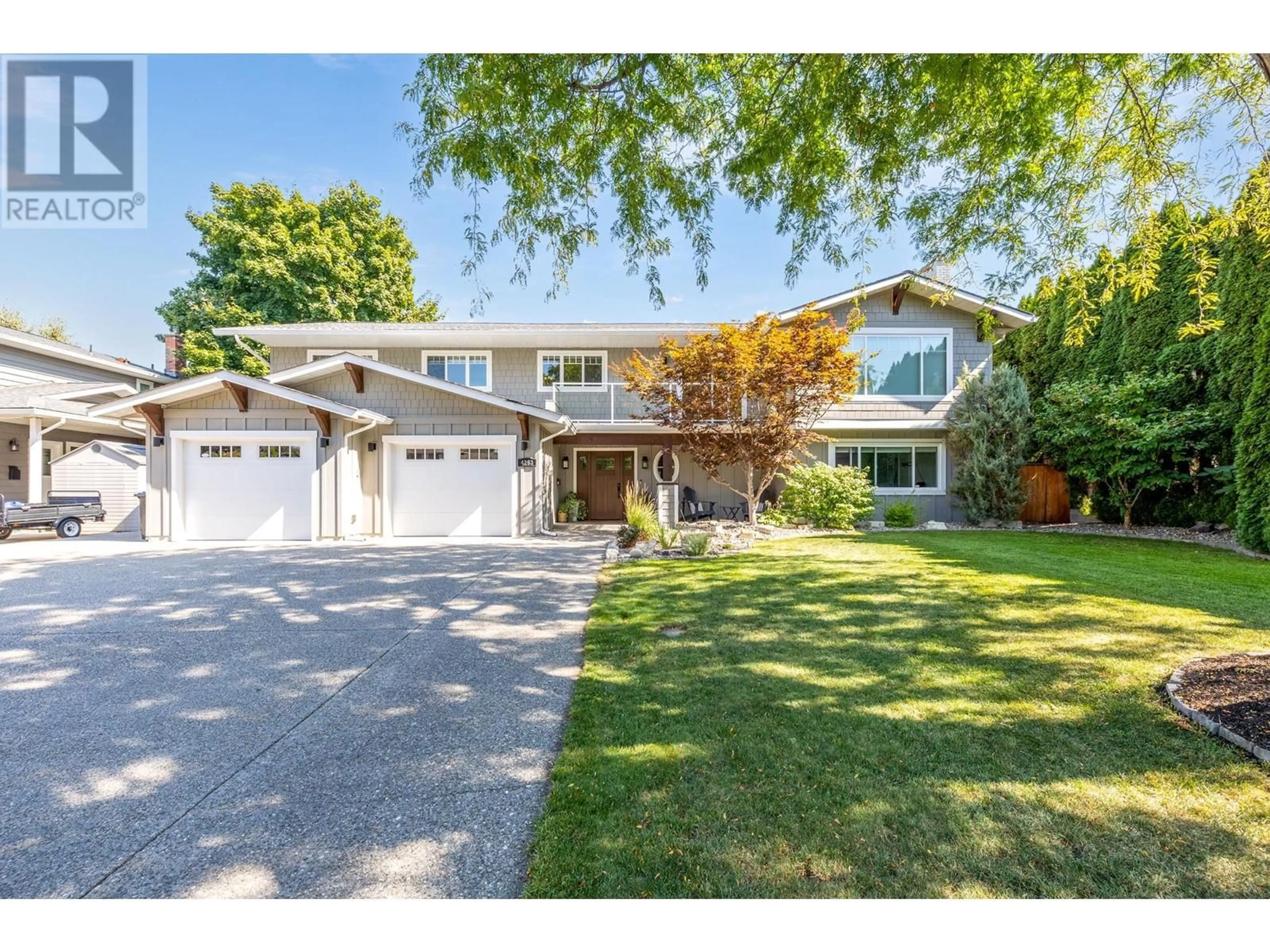 Home with vinyl exterior material, street for 4263 DEL MONTE STREET, Kelowna British Columbia V1W2J2