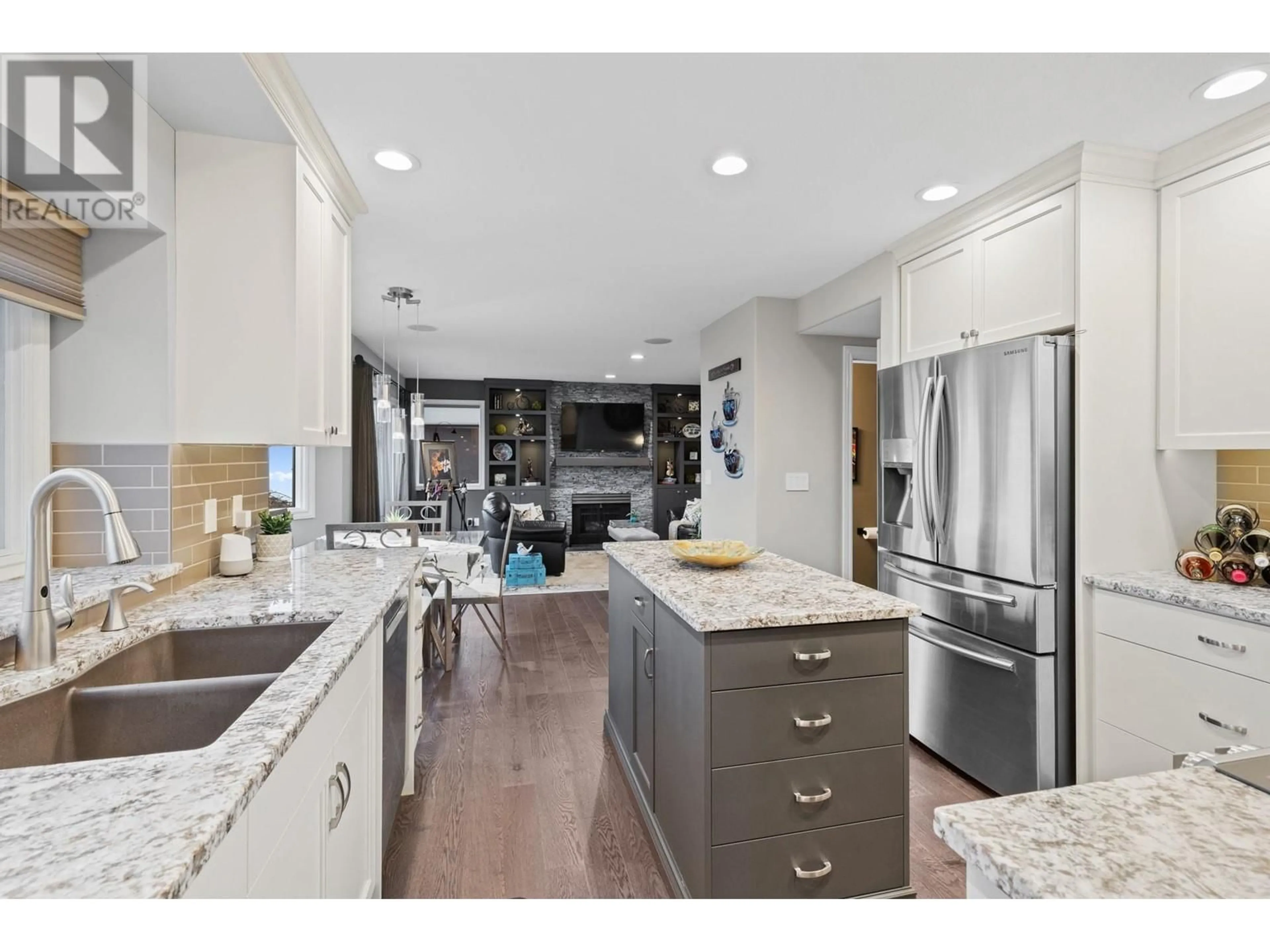 Open concept kitchen, ceramic/tile floor for 1929 BAYVIEW COURT, Westbank British Columbia V1Z3L8