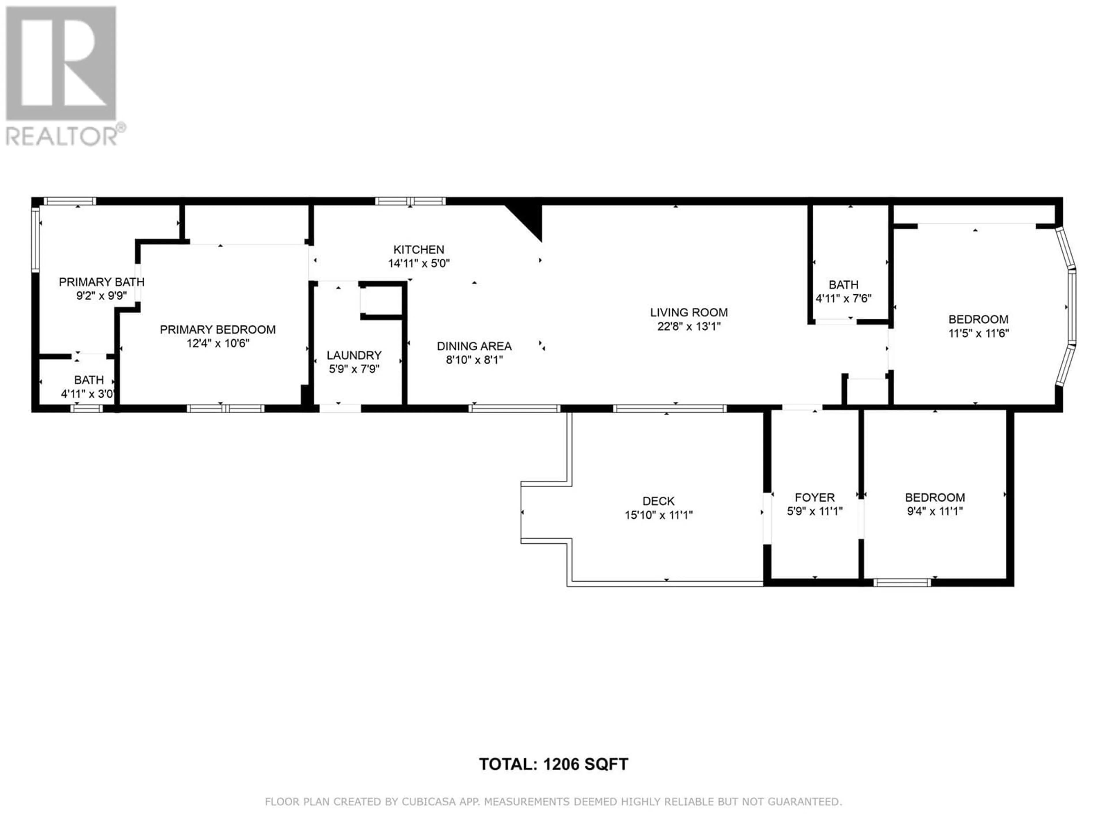 Floor plan for 39 - 1600 43 AVENUE, Vernon British Columbia V1T9G6
