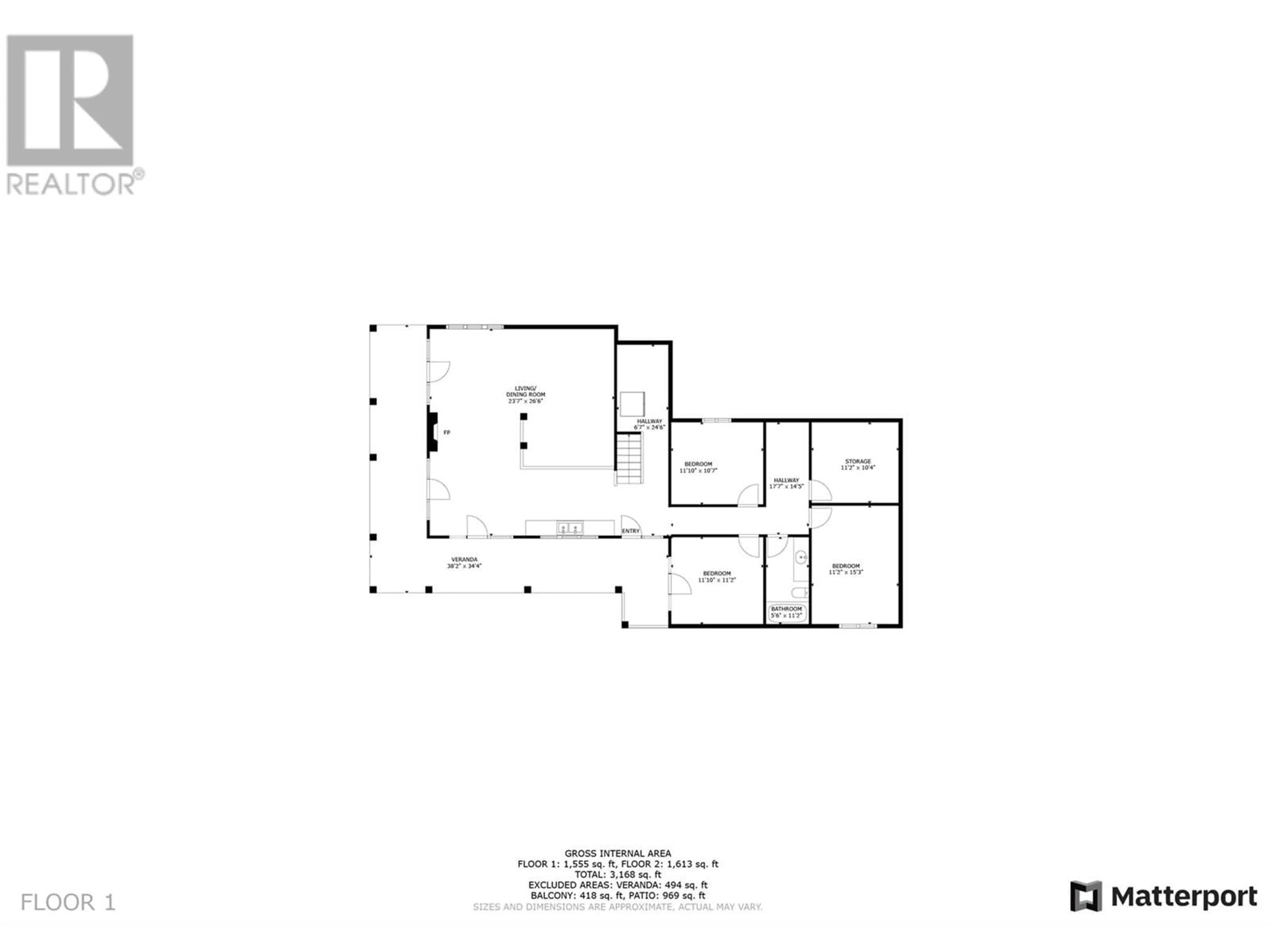 Floor plan for 3240 RONCASTLE ROAD, Blind Bay British Columbia V0E1H1
