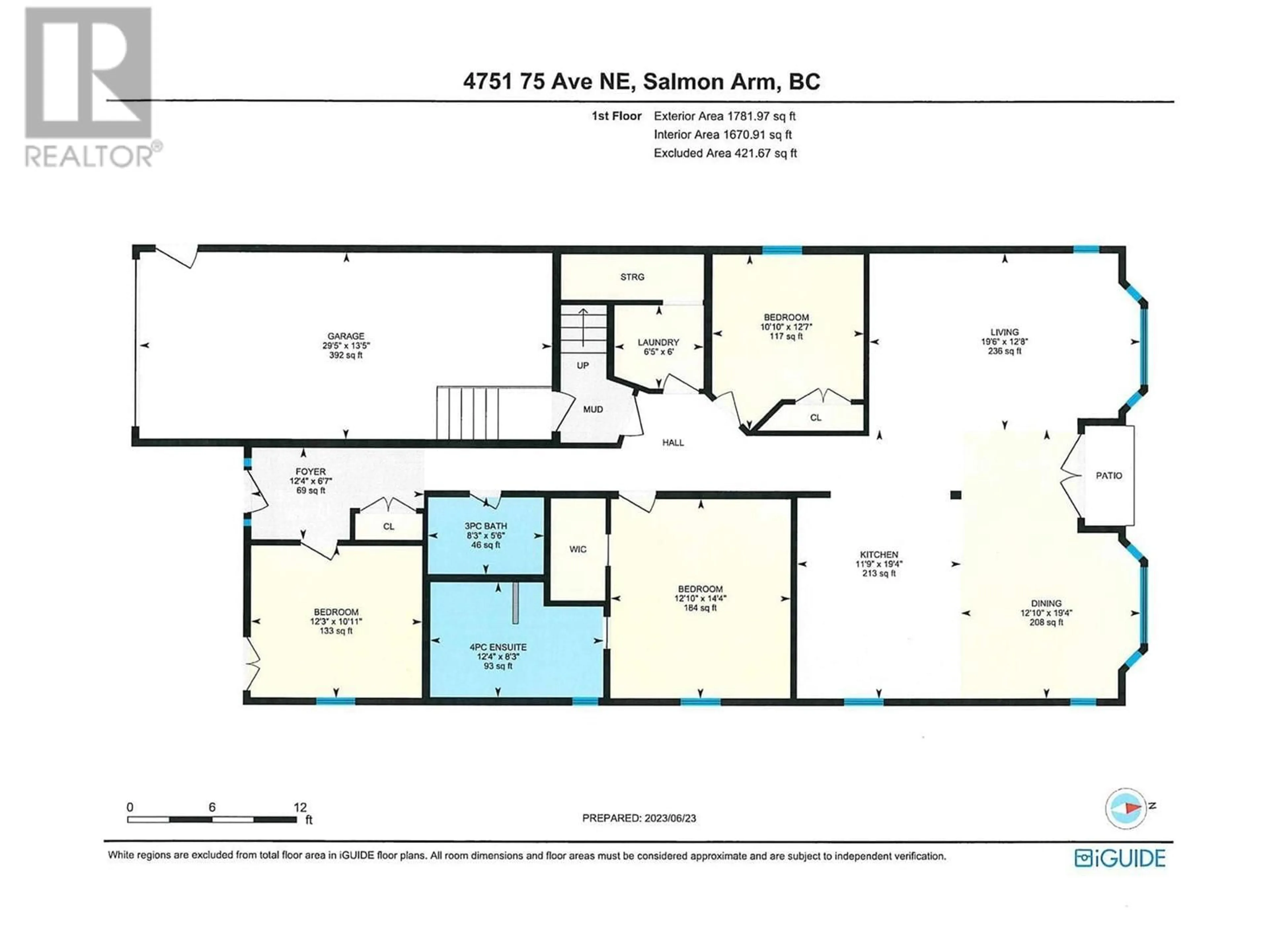 Floor plan for 4751 75 AVENUE NORTHEAST, Salmon Arm British Columbia V0E1K0