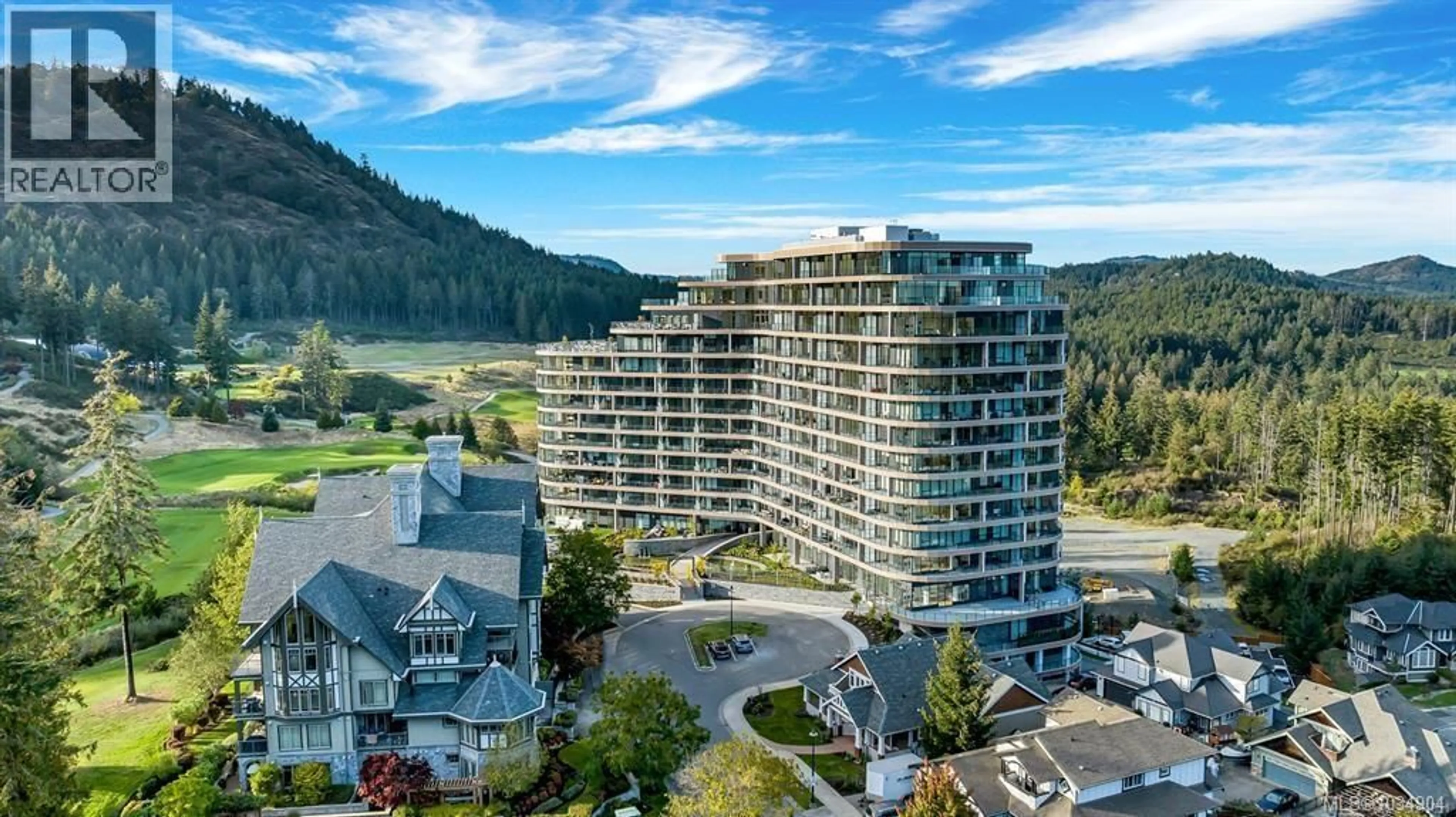 A pic from outside/outdoor area/front of a property/back of a property/a pic from drone, water/lake/river/ocean view for 711 - 2000 HANNINGTON ROAD, Langford British Columbia V9B6R6