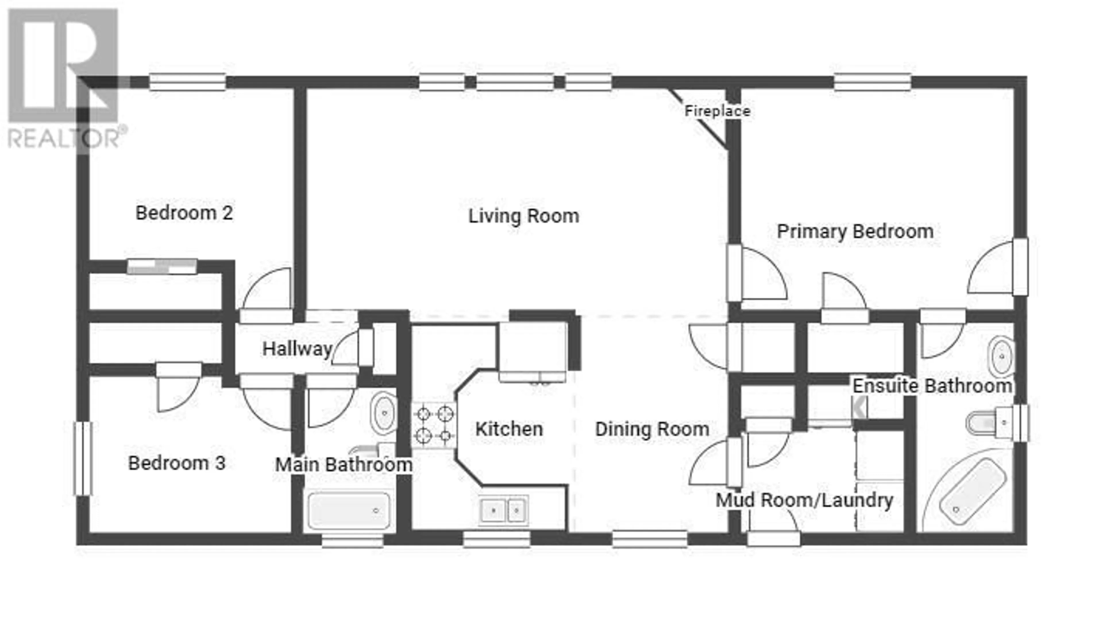 Floor plan for 103 - 5155 CHUTE LAKE ROAD, Kelowna British Columbia V1W4R9