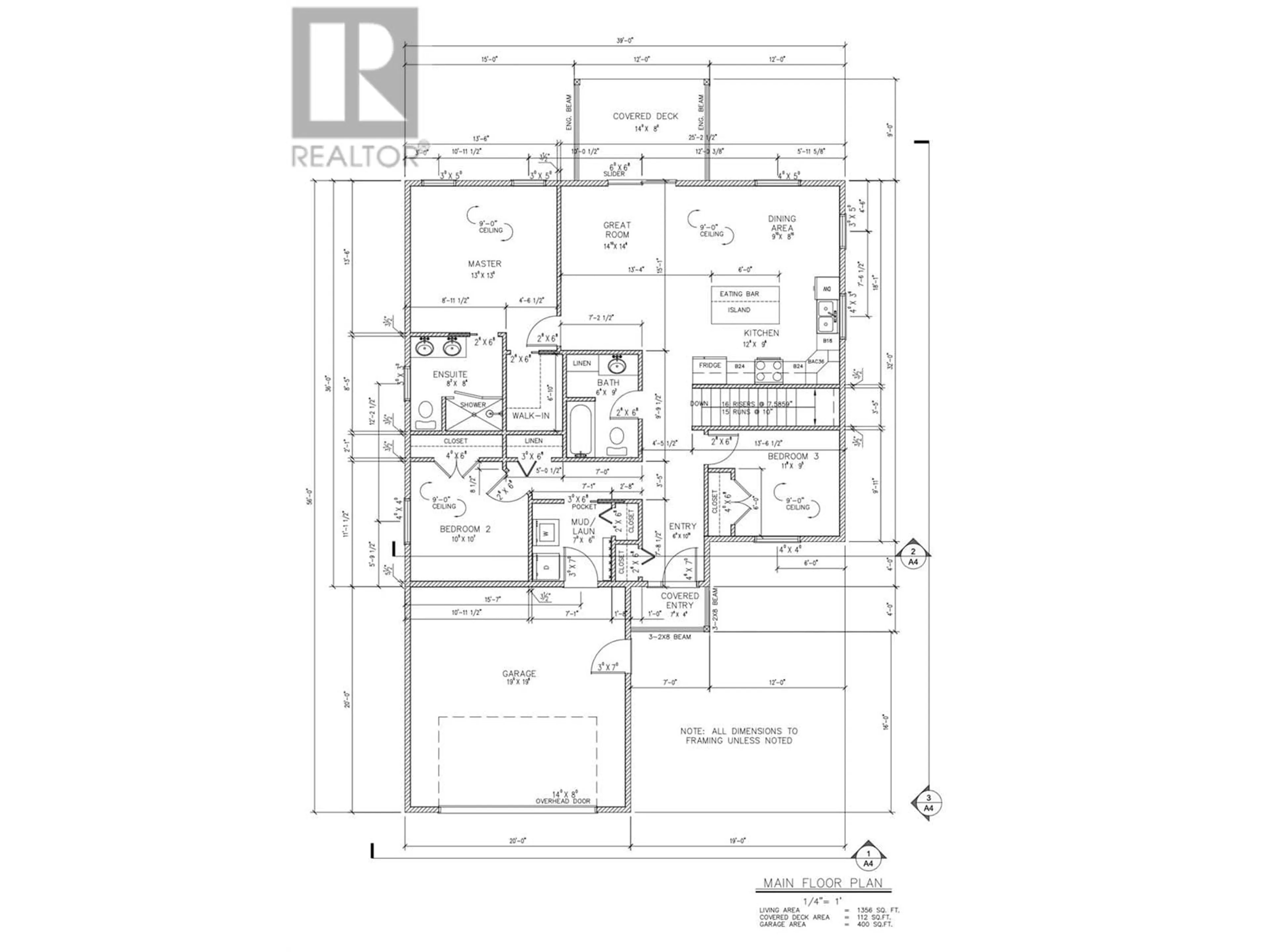 Floor plan for 102 - 806 CLIFF AVENUE, Enderby British Columbia V0E1V1