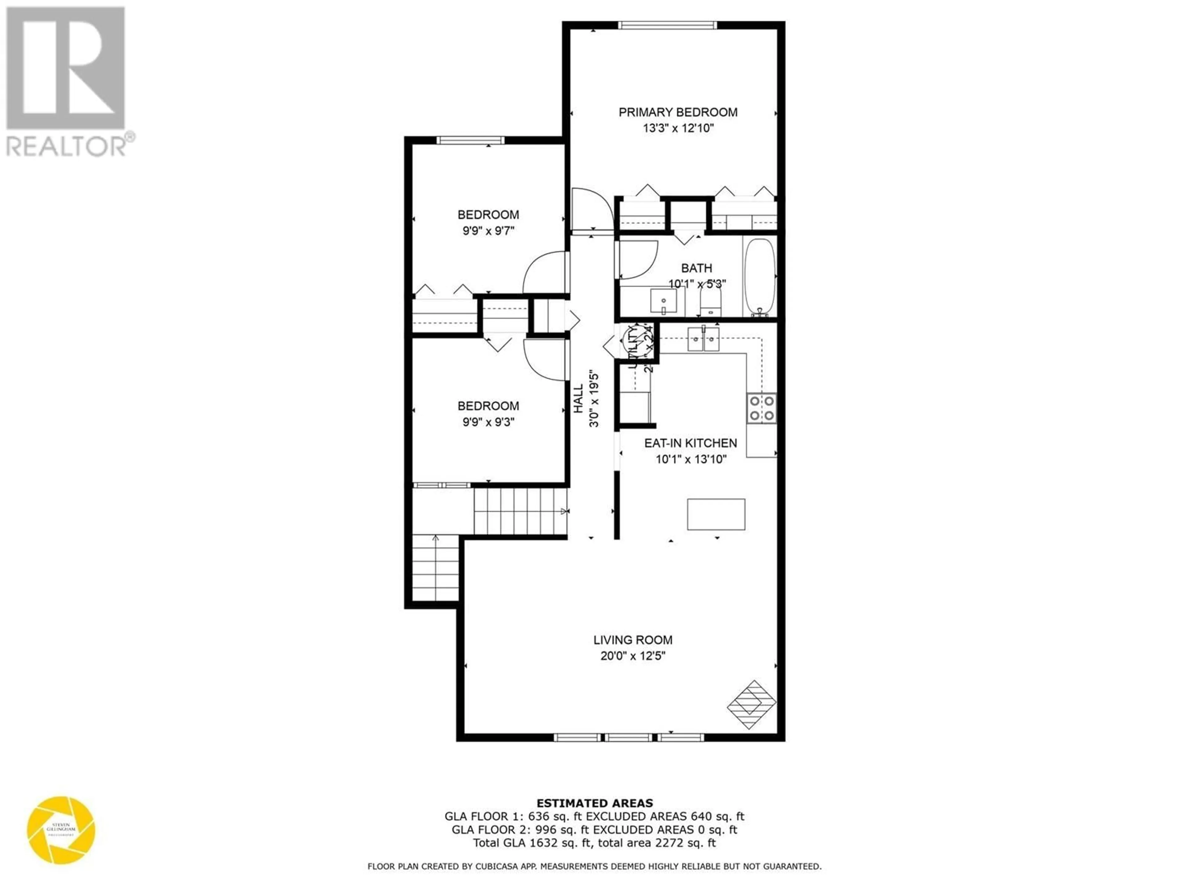Floor plan for 10 - 600 CAMBRIDGE CRESCENT, Kamloops British Columbia V2B5B6