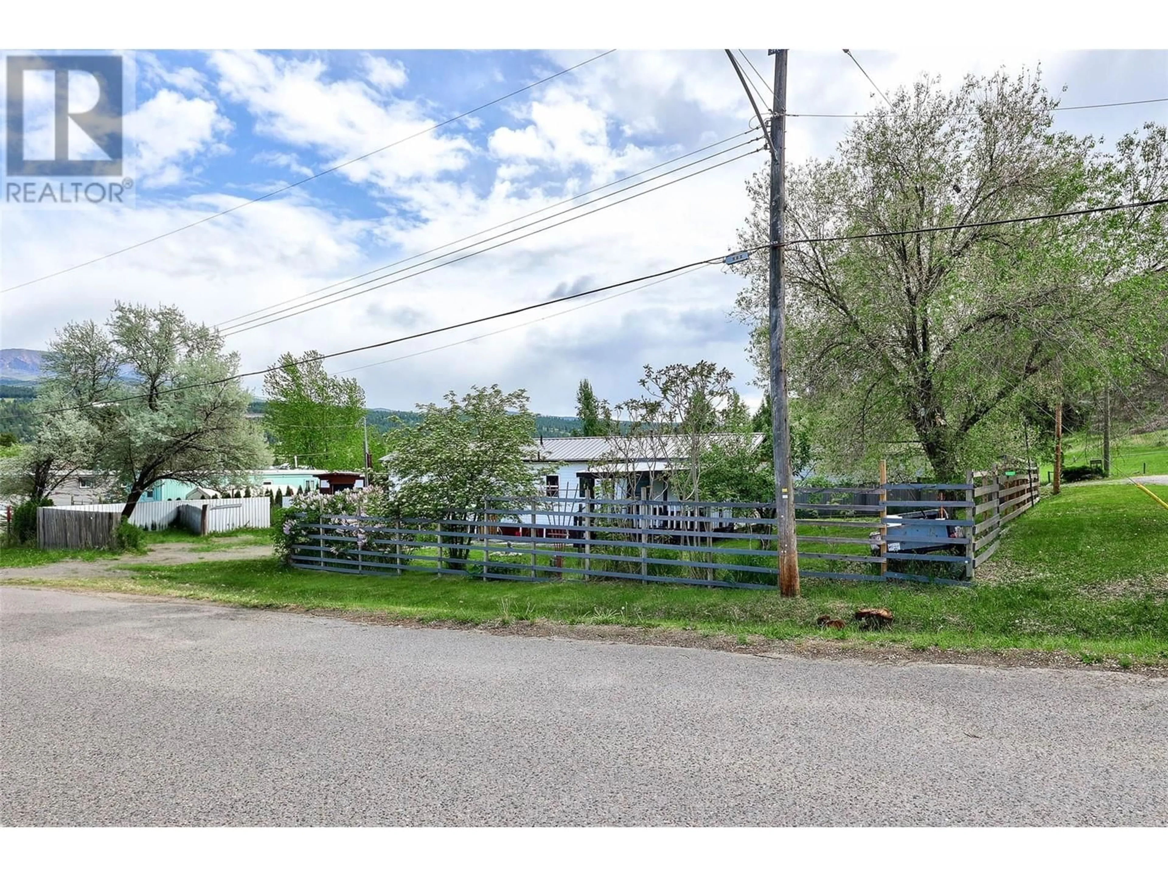 A pic from outside/outdoor area/front of a property/back of a property/a pic from drone, street for 1269 DECAMILLIS ROAD, Kamloops British Columbia V0E2P0