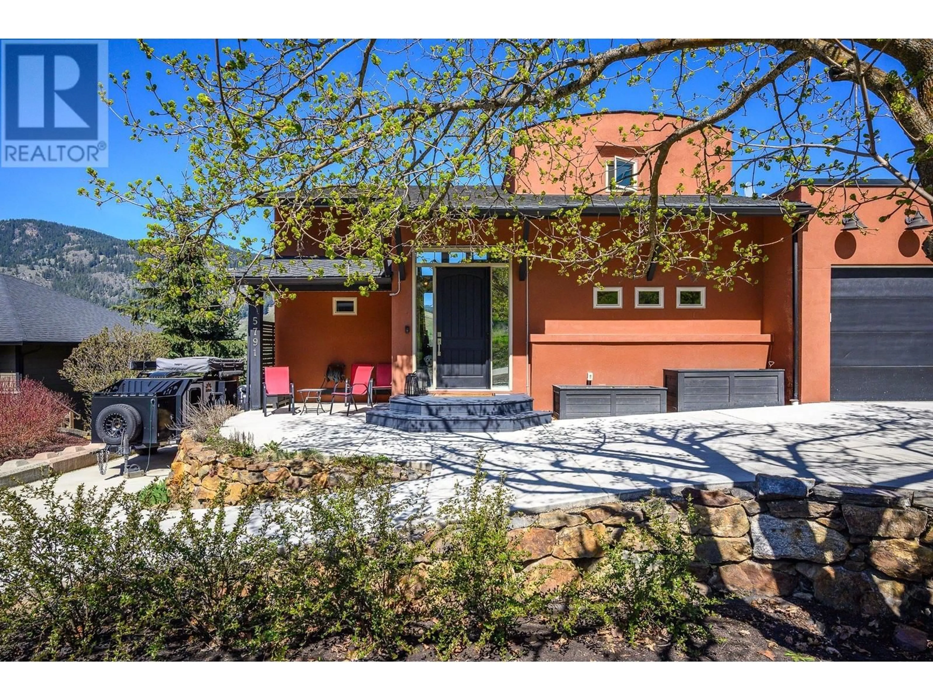 Home with brick exterior material, street for 5791 LEARMOUTH ROAD, Coldstream British Columbia V1B3E6