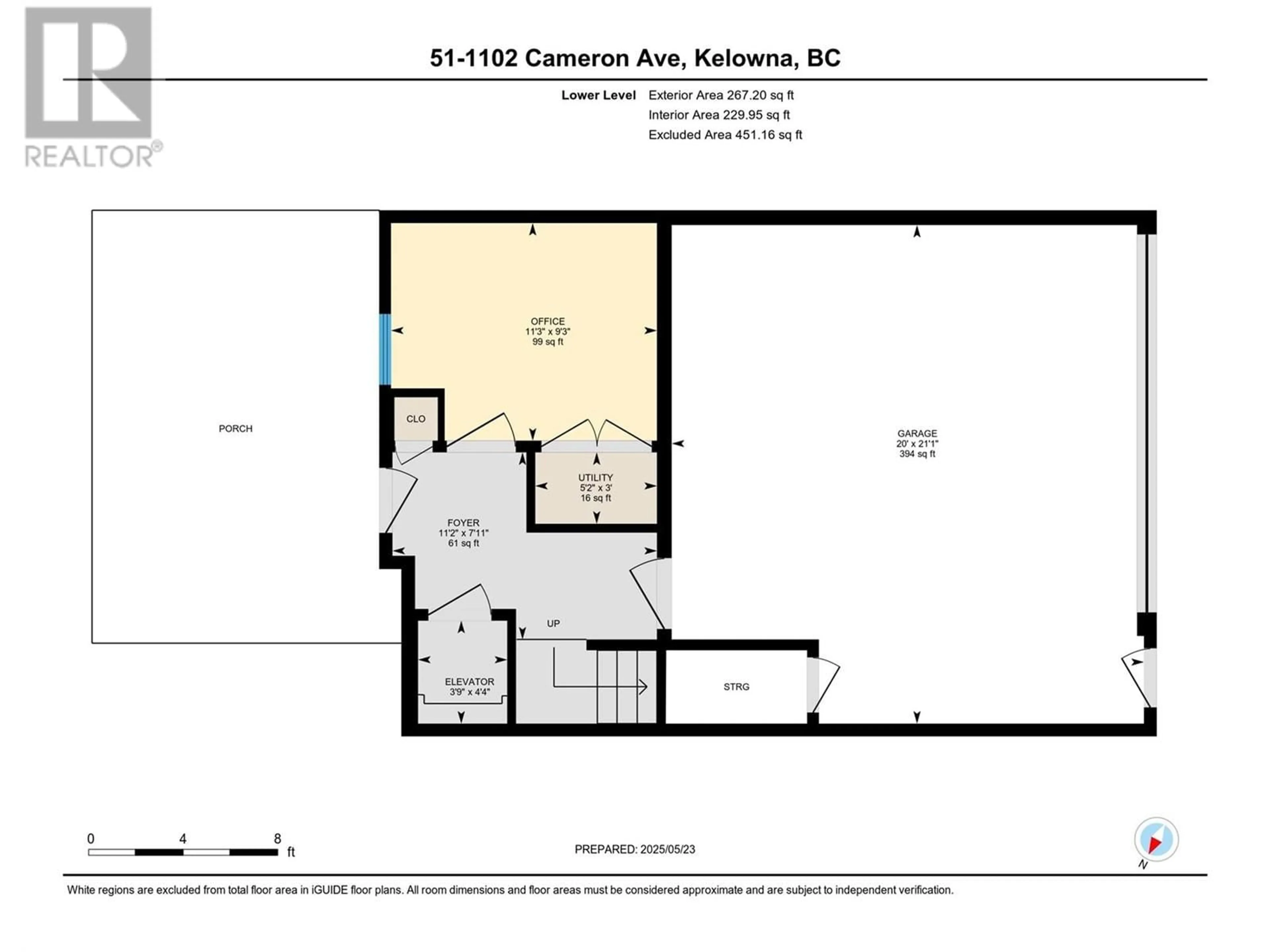 Floor plan for 51 - 1102 CAMERON AVENUE, Kelowna British Columbia V1Y0B2