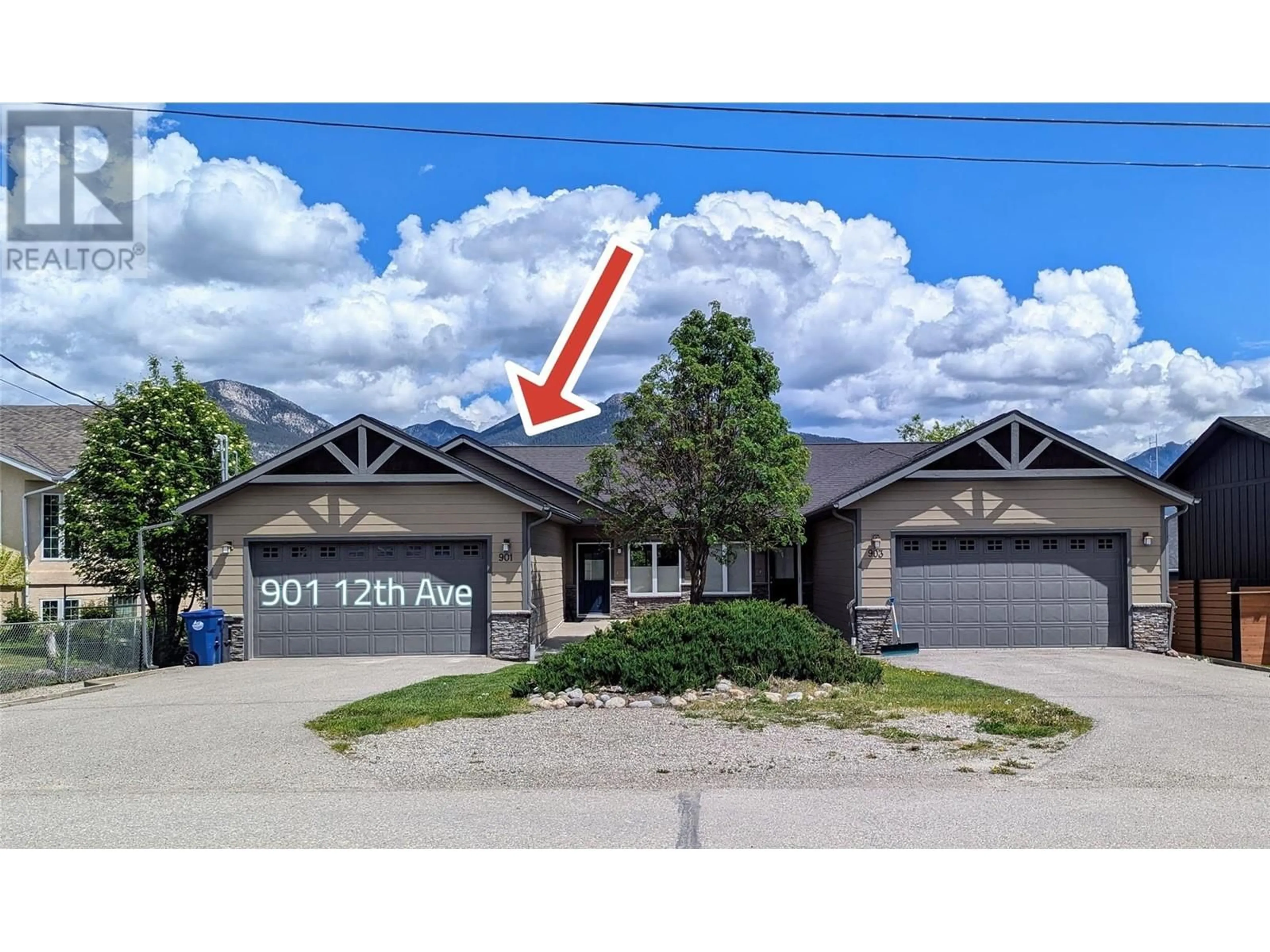 A pic from outside/outdoor area/front of a property/back of a property/a pic from drone, street for 901 12TH AVE AVENUE, Invermere British Columbia V0A1K0