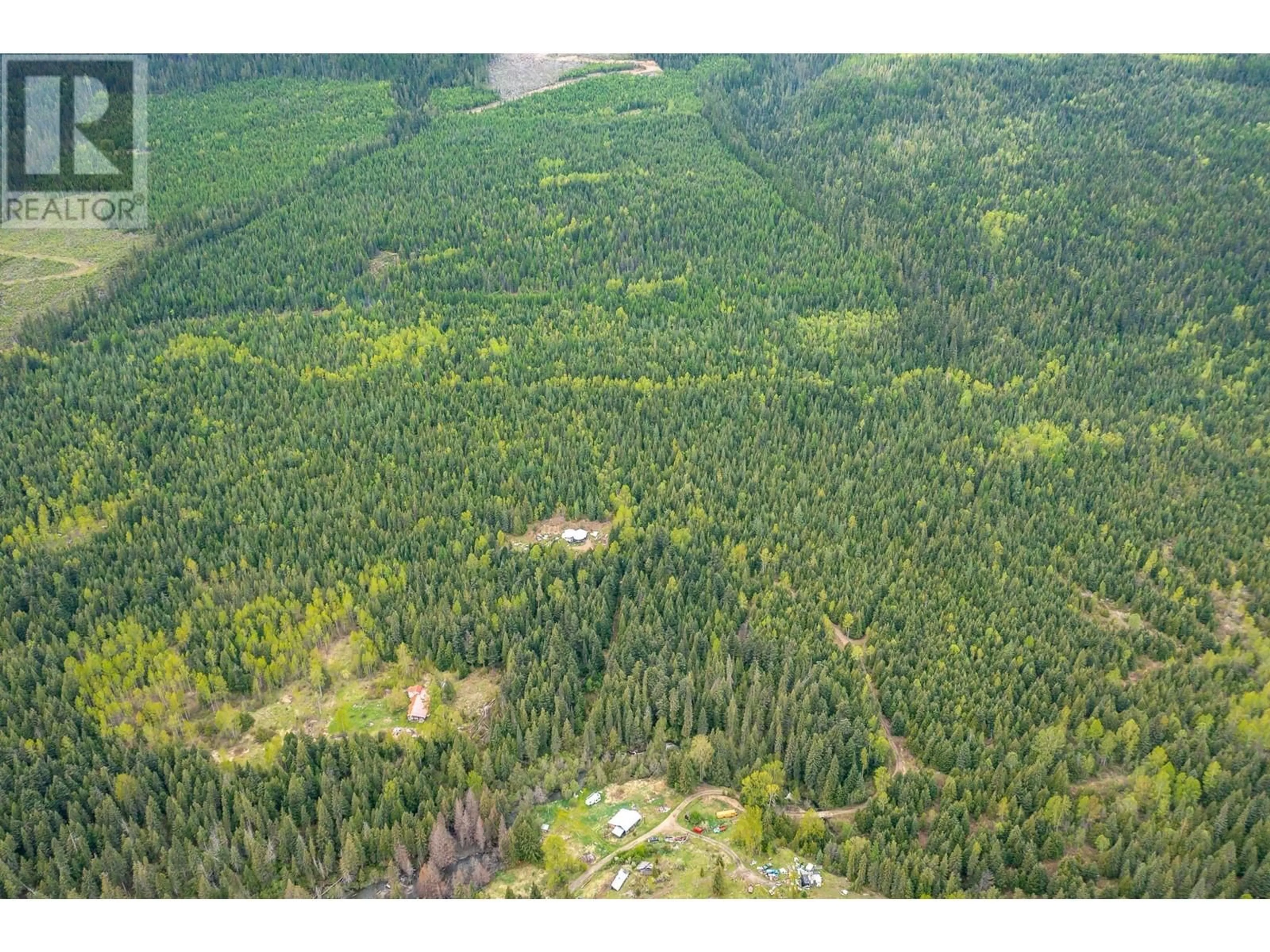 A pic from outside/outdoor area/front of a property/back of a property/a pic from drone, forest/trees view for 2410 TRINITY VALLEY ROAD, Enderby British Columbia V0E1V5