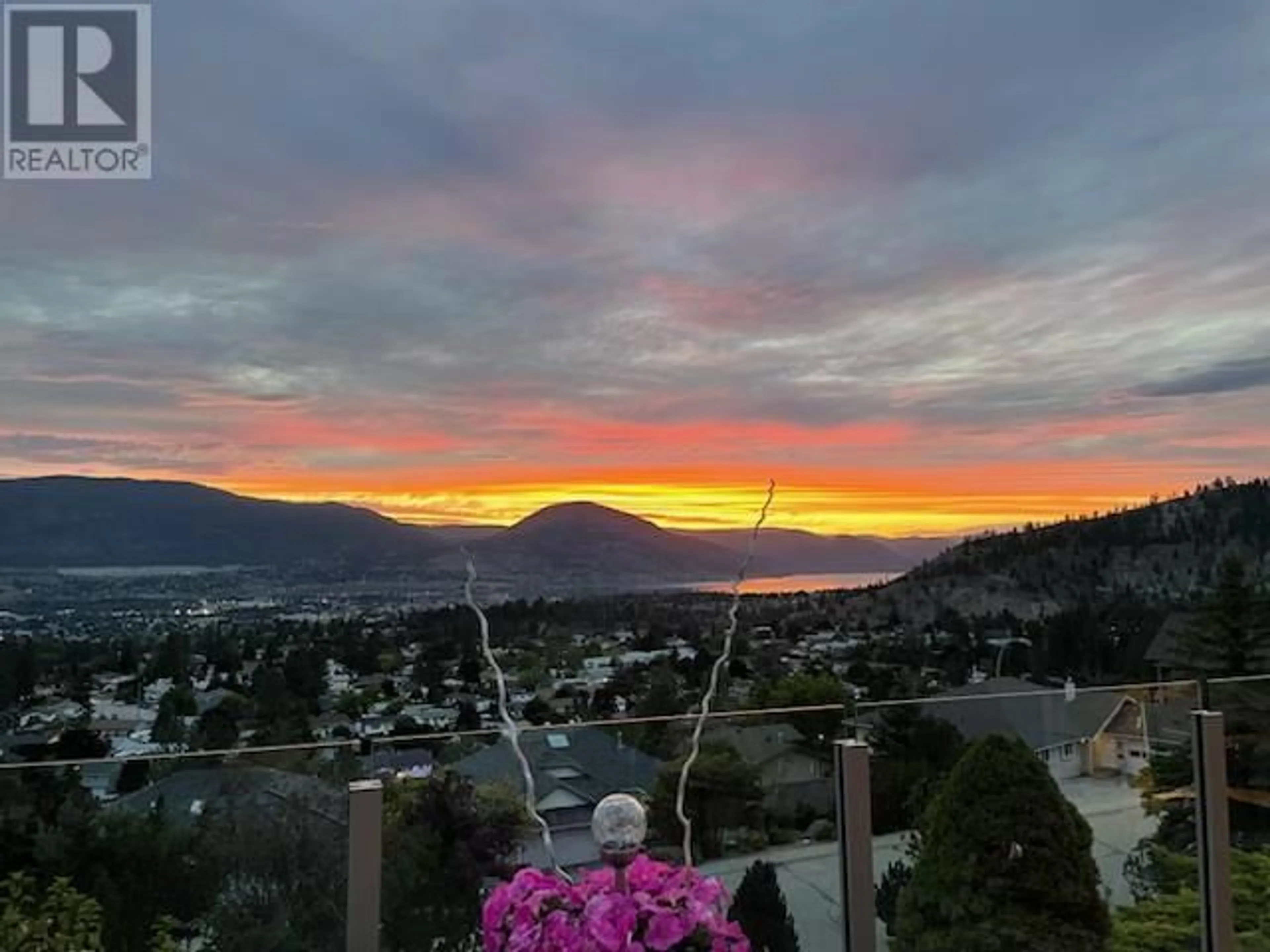 A pic from outside/outdoor area/front of a property/back of a property/a pic from drone, mountain view for 1608 HOLDEN ROAD, Penticton British Columbia V2A8M9