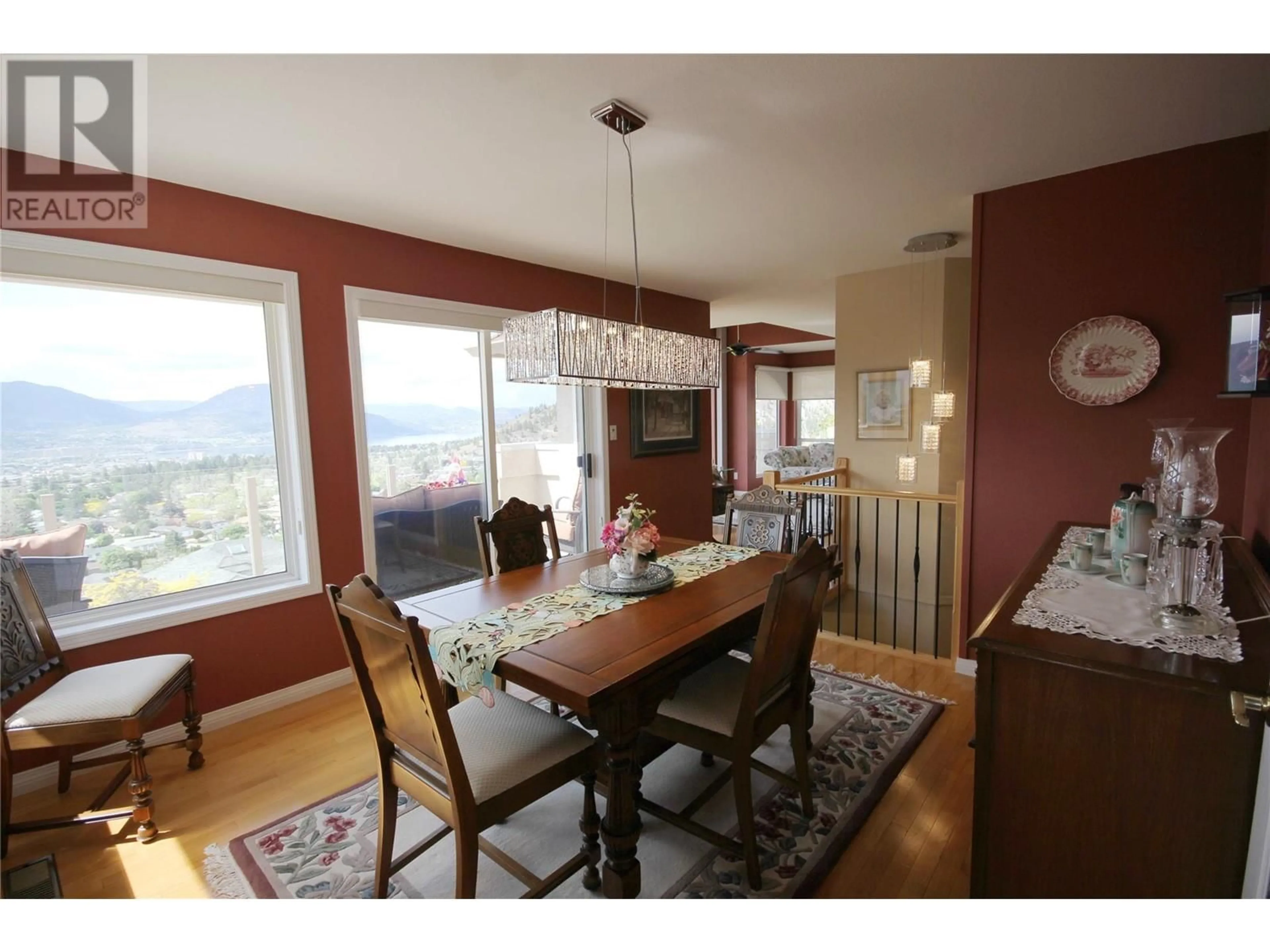 Dining room, wood/laminate floor for 1608 HOLDEN ROAD, Penticton British Columbia V2A8M9