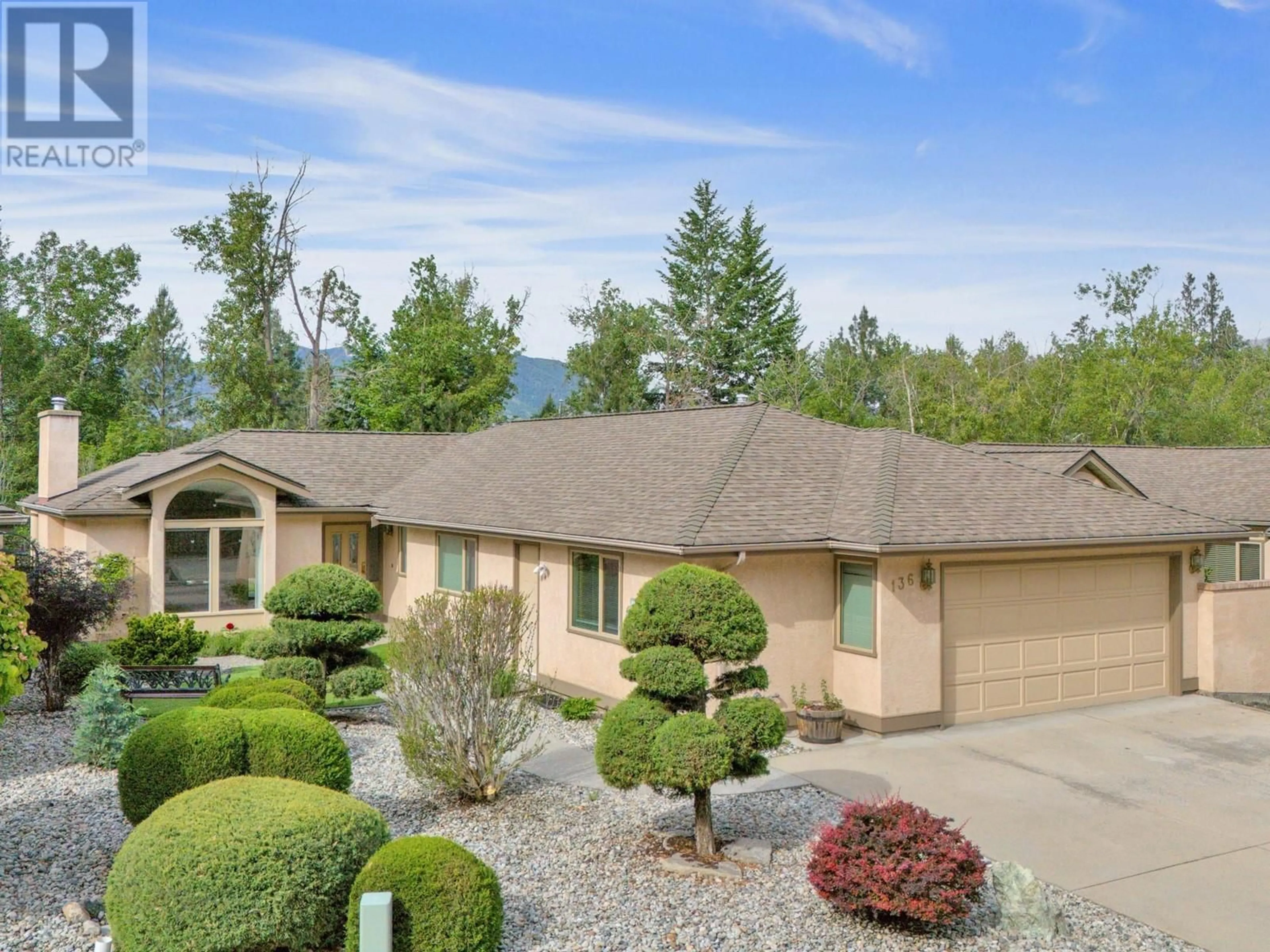 Home with vinyl exterior material, mountain view for 136 - 102 FORESTBROOK PLACE, Penticton British Columbia V2A2G4